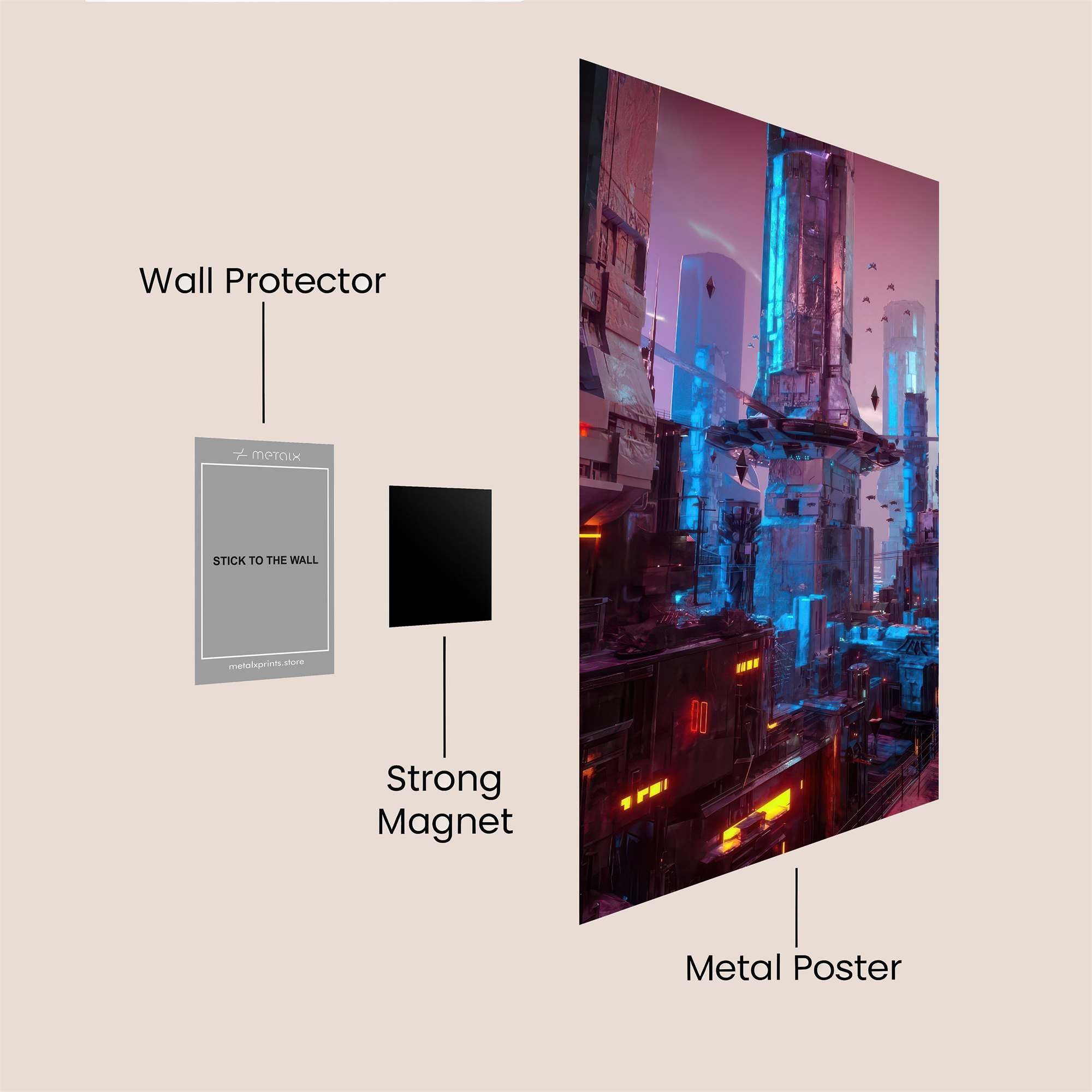 Cyberpunk Serenity Safe Wall Magnetic / M