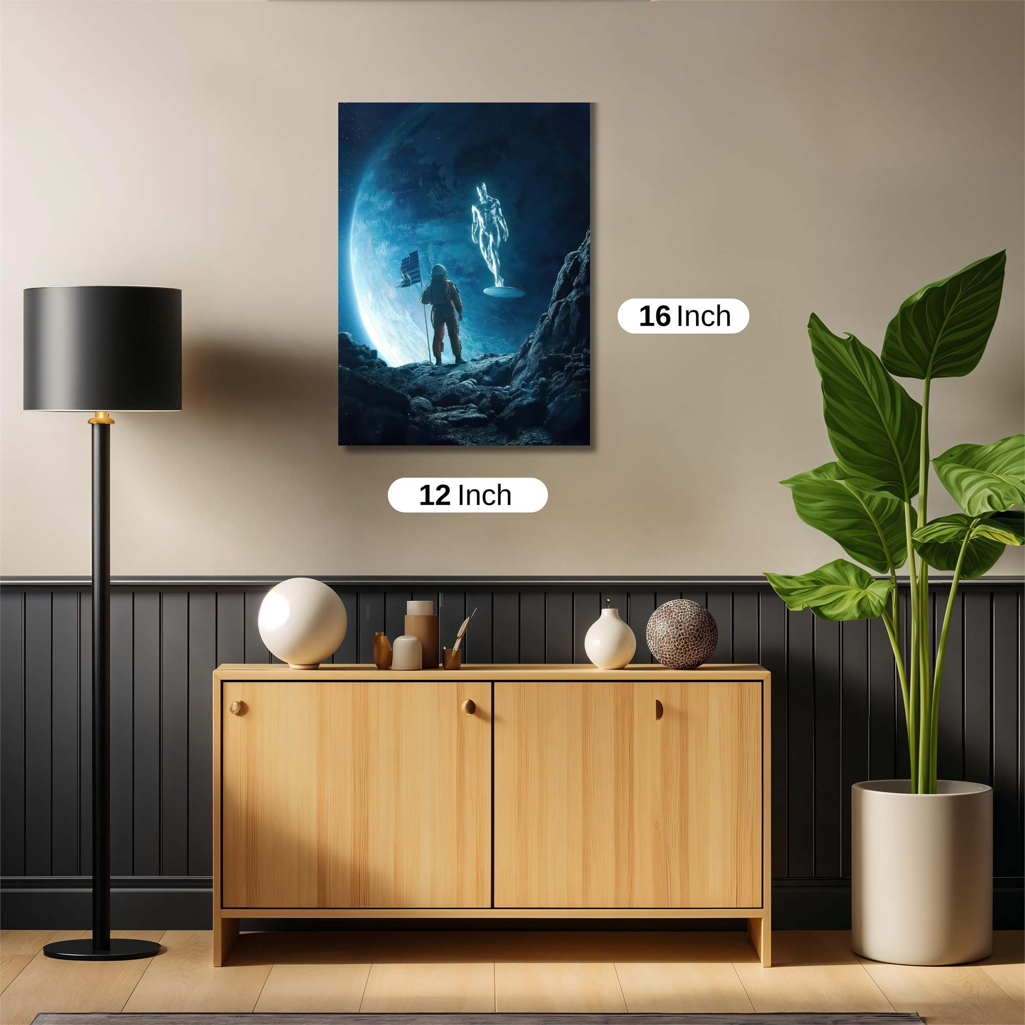 Astronaut Enigma Safe Wall Magnetic / M