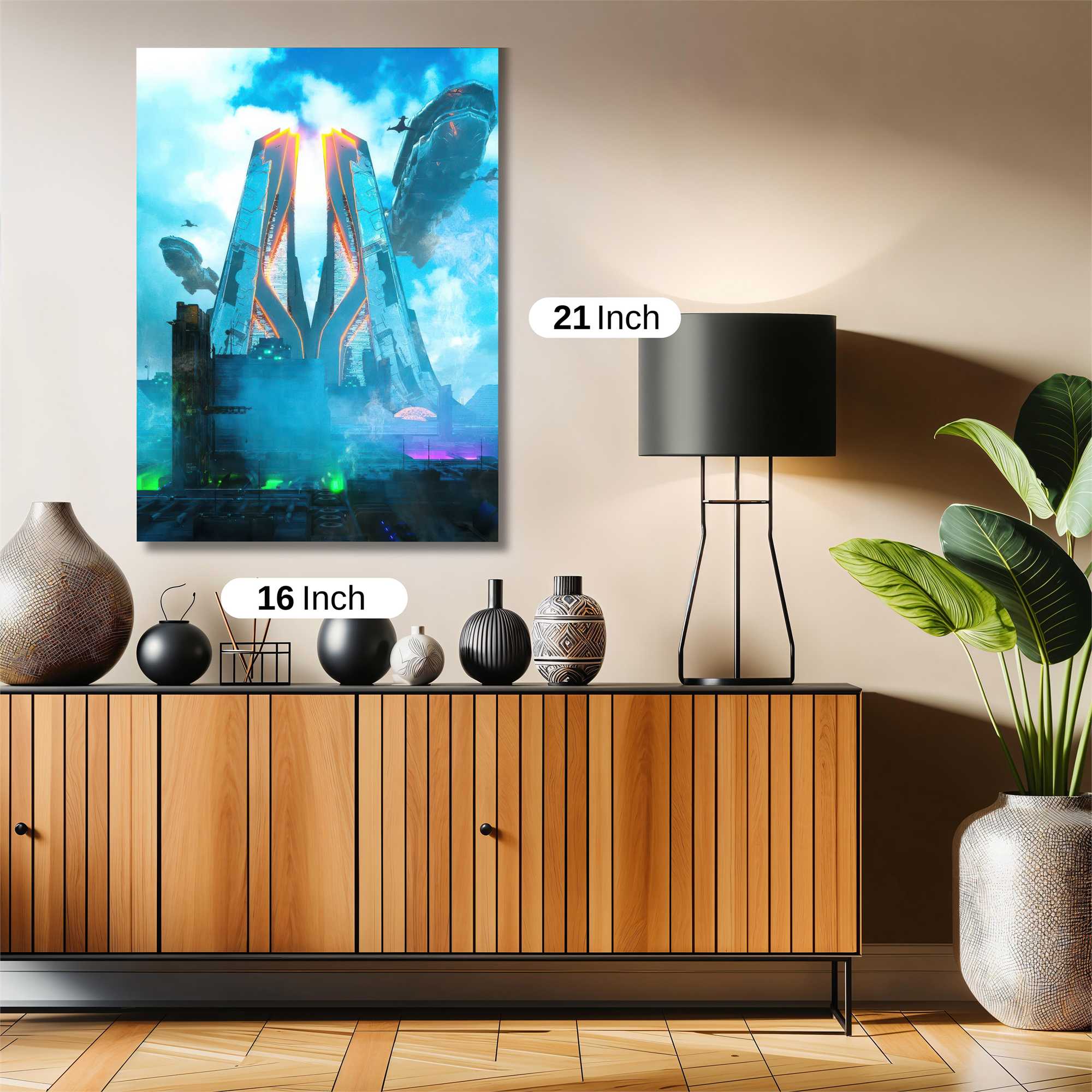 Skyscraper Radiance Safe Wall Magnetic / M