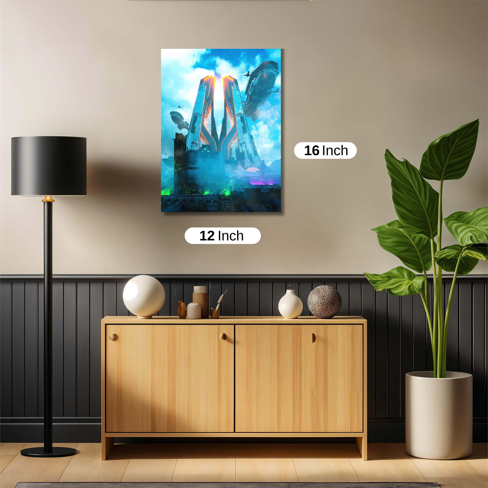 Skyscraper Radiance Safe Wall Magnetic / M