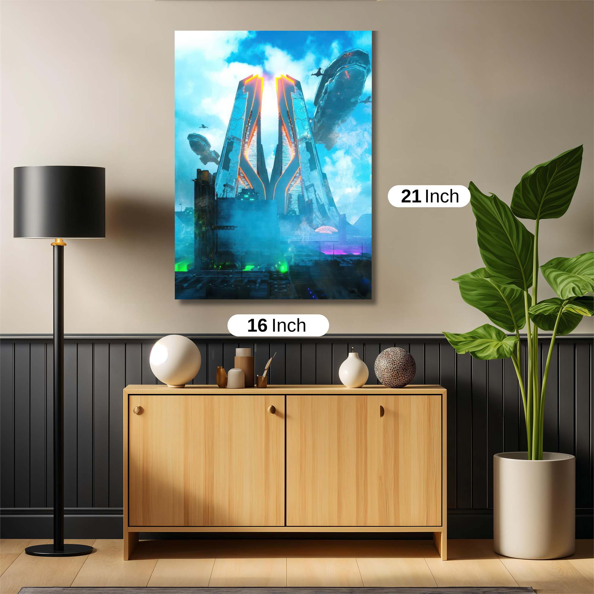 Skyscraper Radiance Safe Wall Magnetic / M