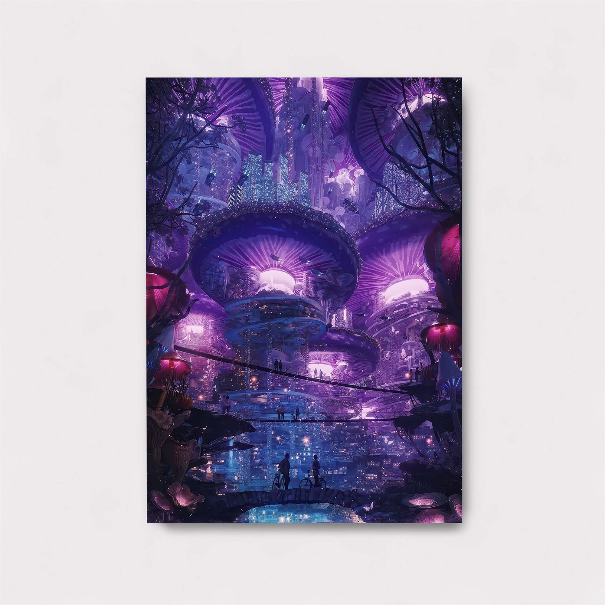 Mushroom Dreamscape Safe Wall Magnetic / M