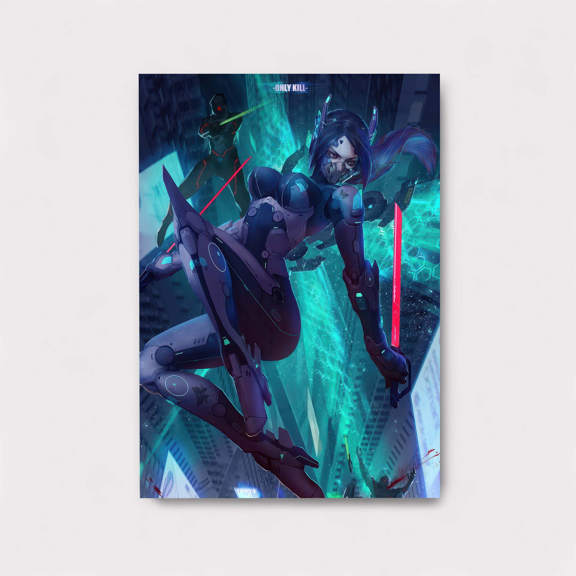 Cyber Ninja Safe Wall Magnetic / M