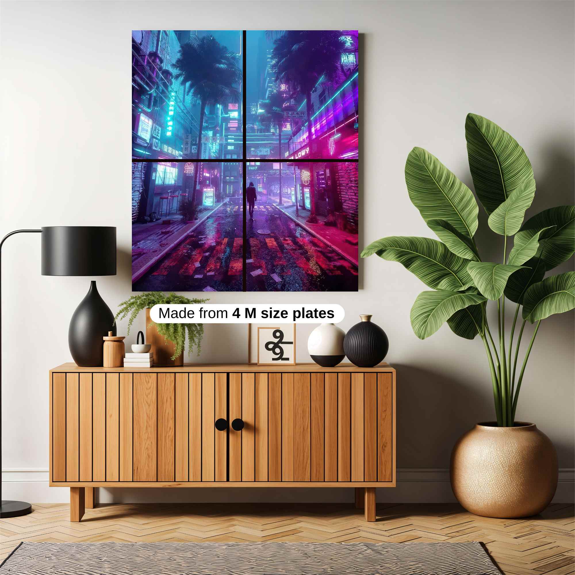 Neon Solitude Safe Wall Magnetic / M