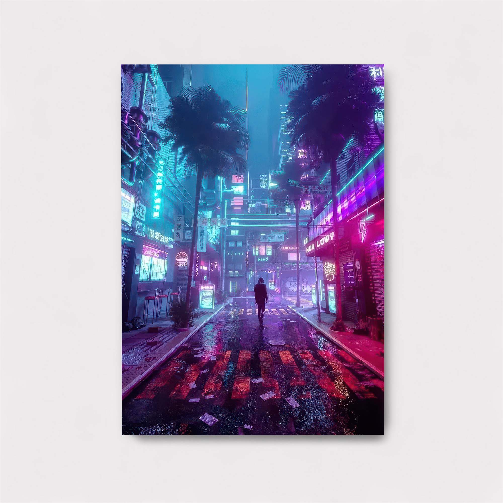 Neon Solitude Safe Wall Magnetic / M