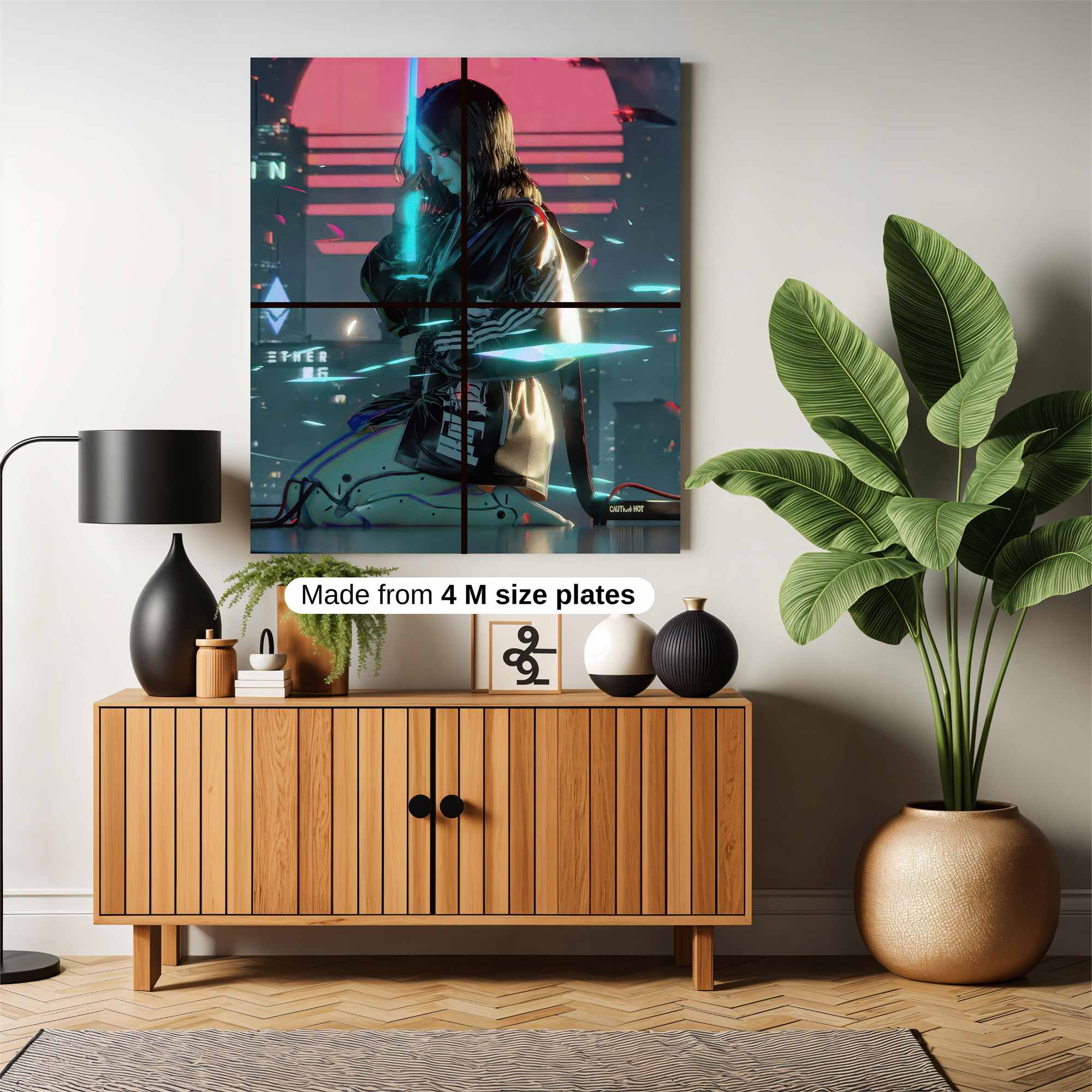 Cyber Serenity Safe Wall Magnetic / M