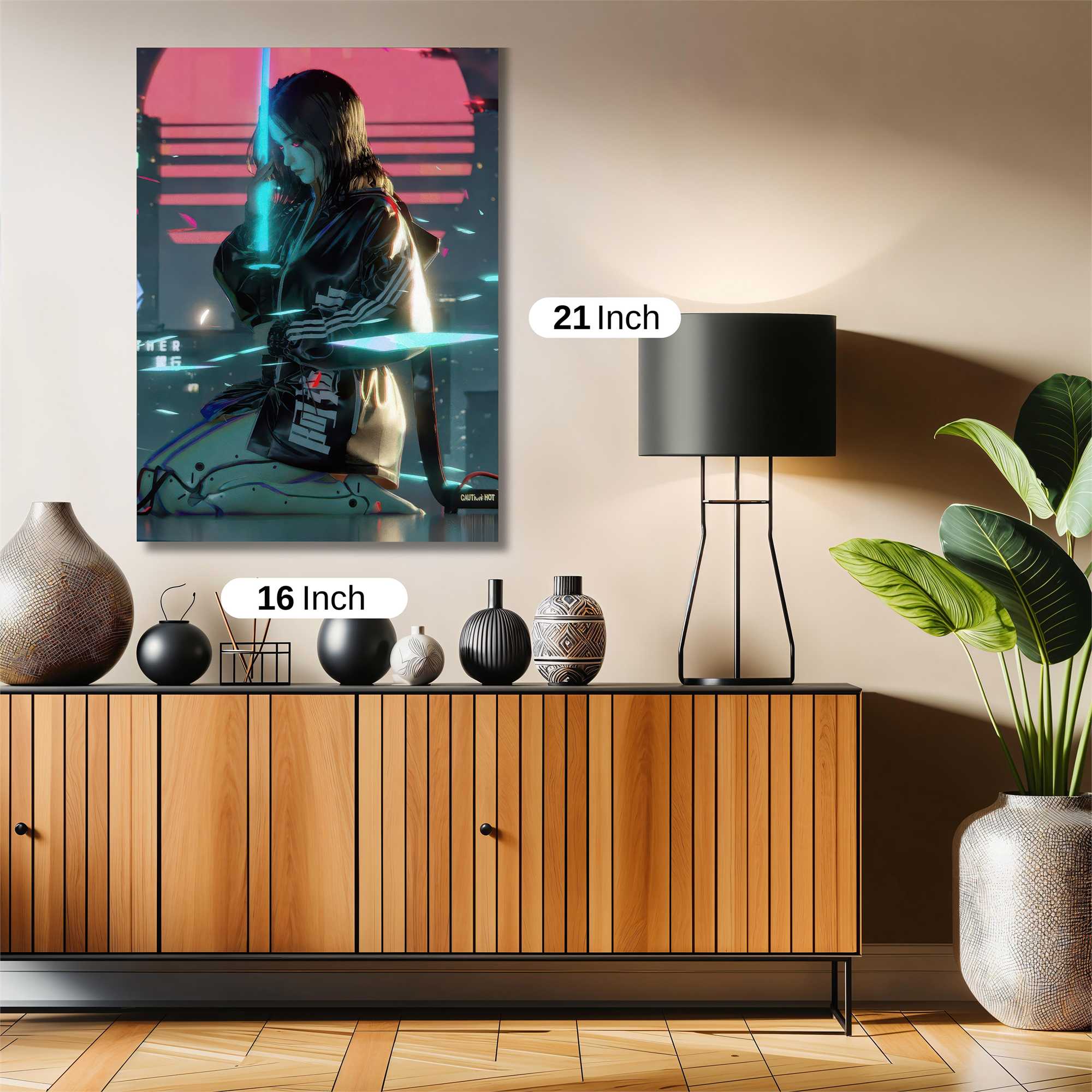 Cyber Serenity Safe Wall Magnetic / M