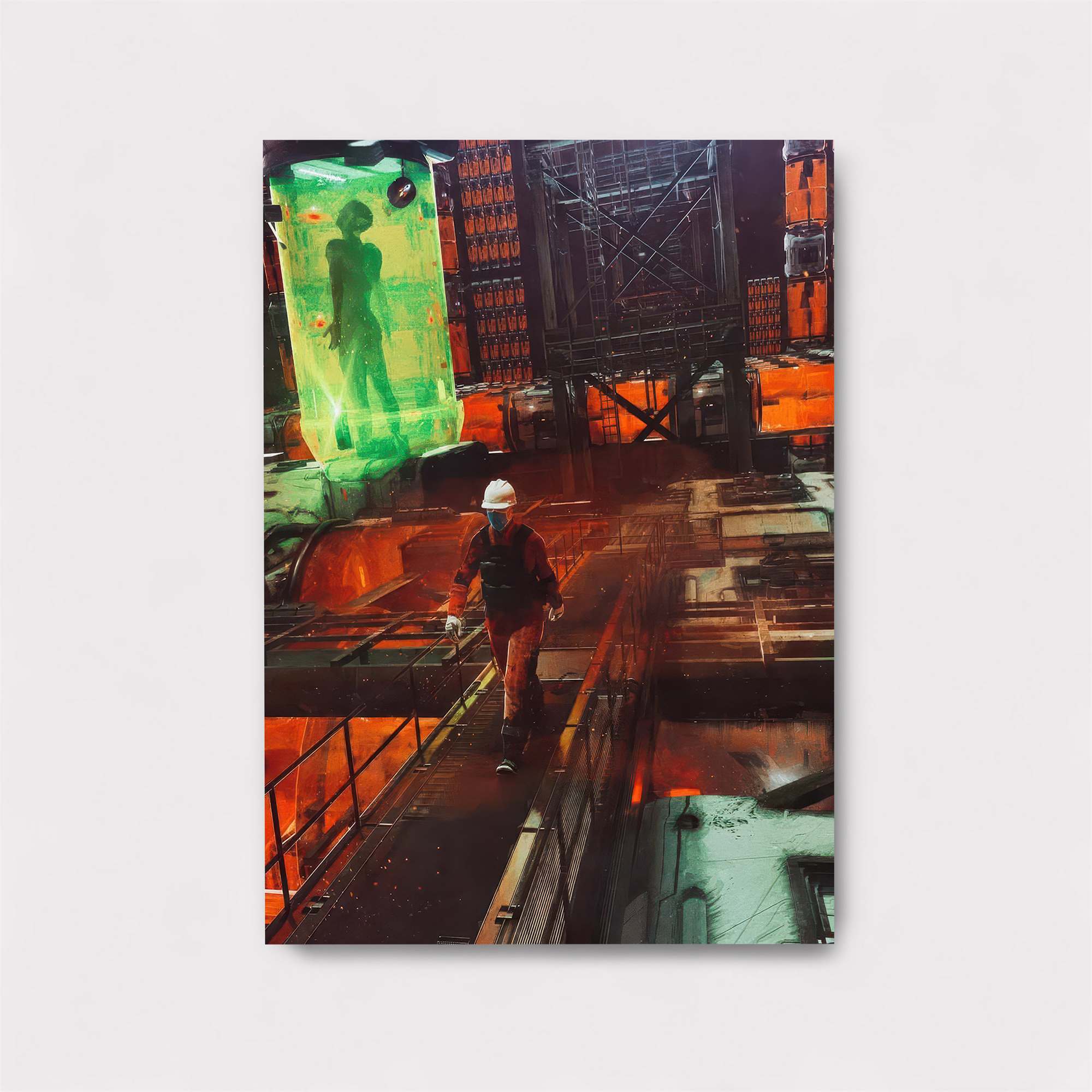 Alien Gloom Safe Wall Magnetic / M