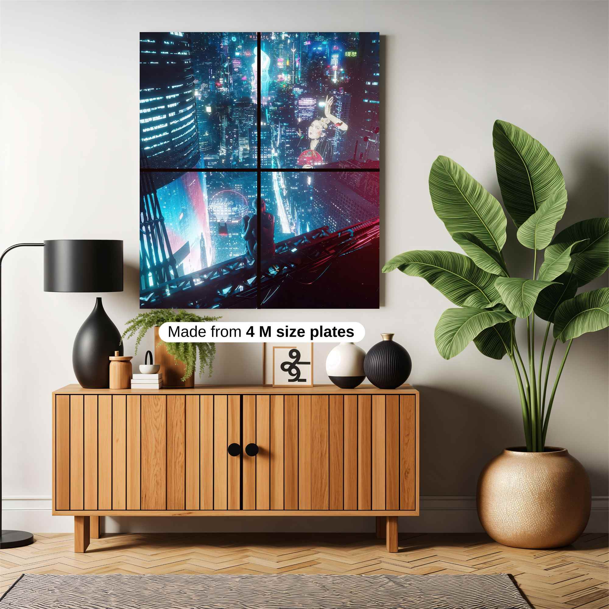 Neon Serenity Safe Wall Magnetic / M