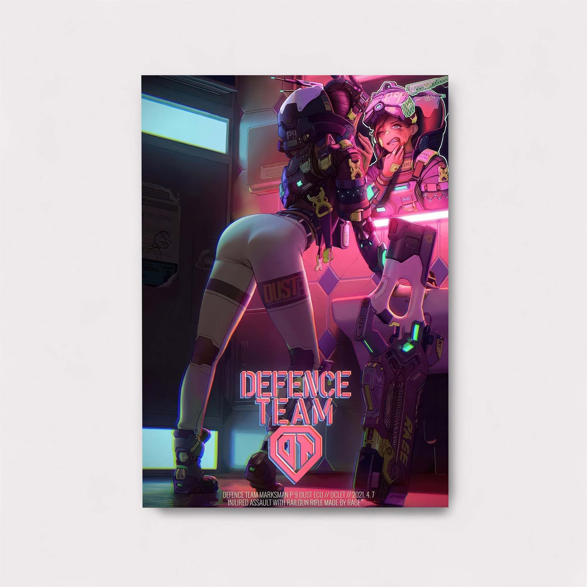 Cyber Vixen Safe Wall Magnetic / M