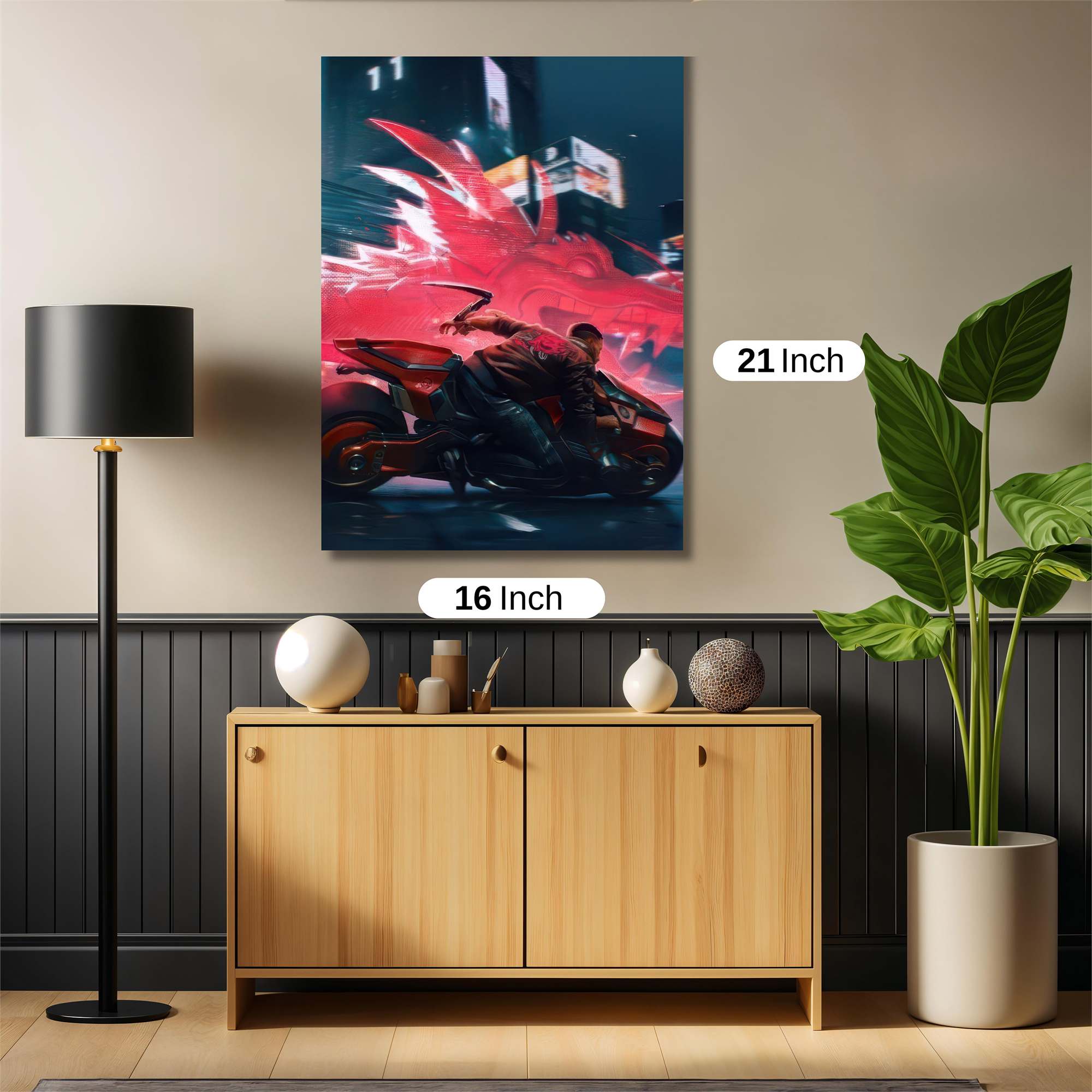 Neon Rebel Safe Wall Magnetic / M