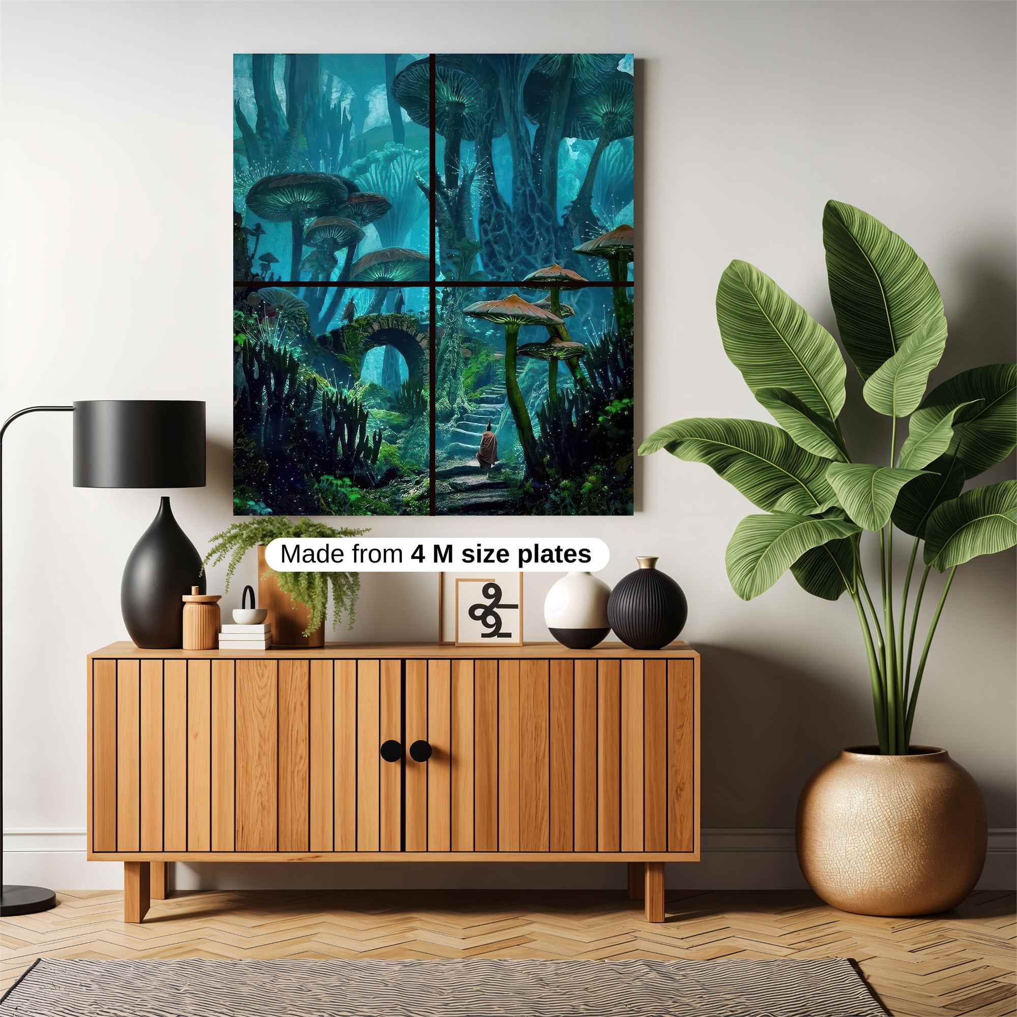 Mushroom Enigma Safe Wall Magnetic / M