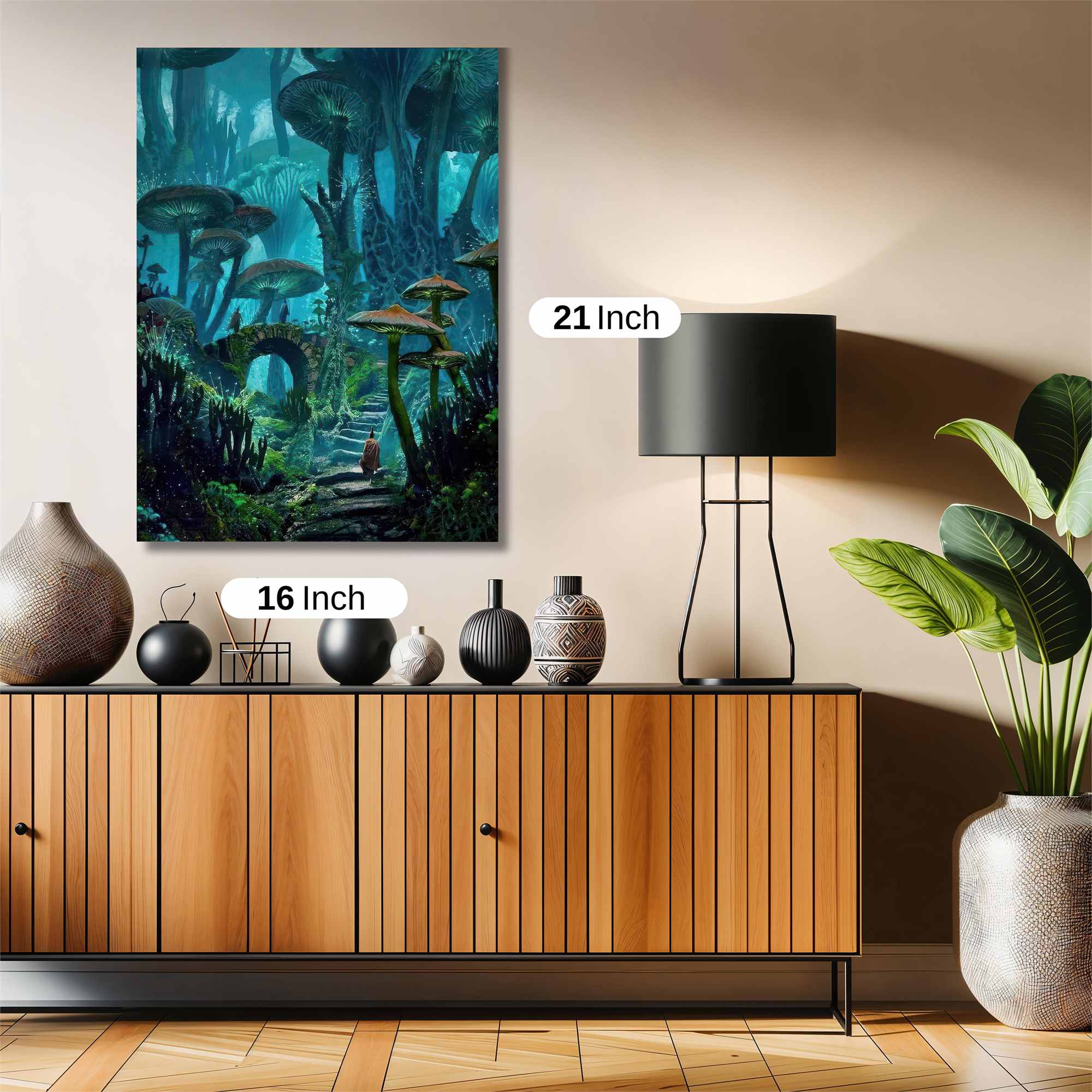 Mushroom Enigma Safe Wall Magnetic / M