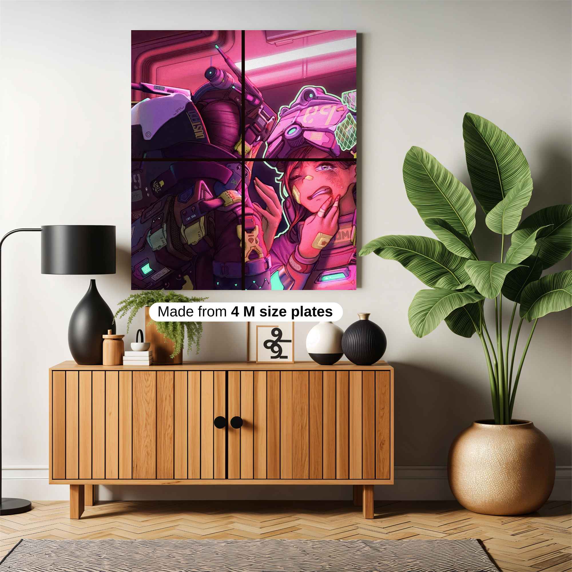 Neon Embrace Safe Wall Magnetic / M