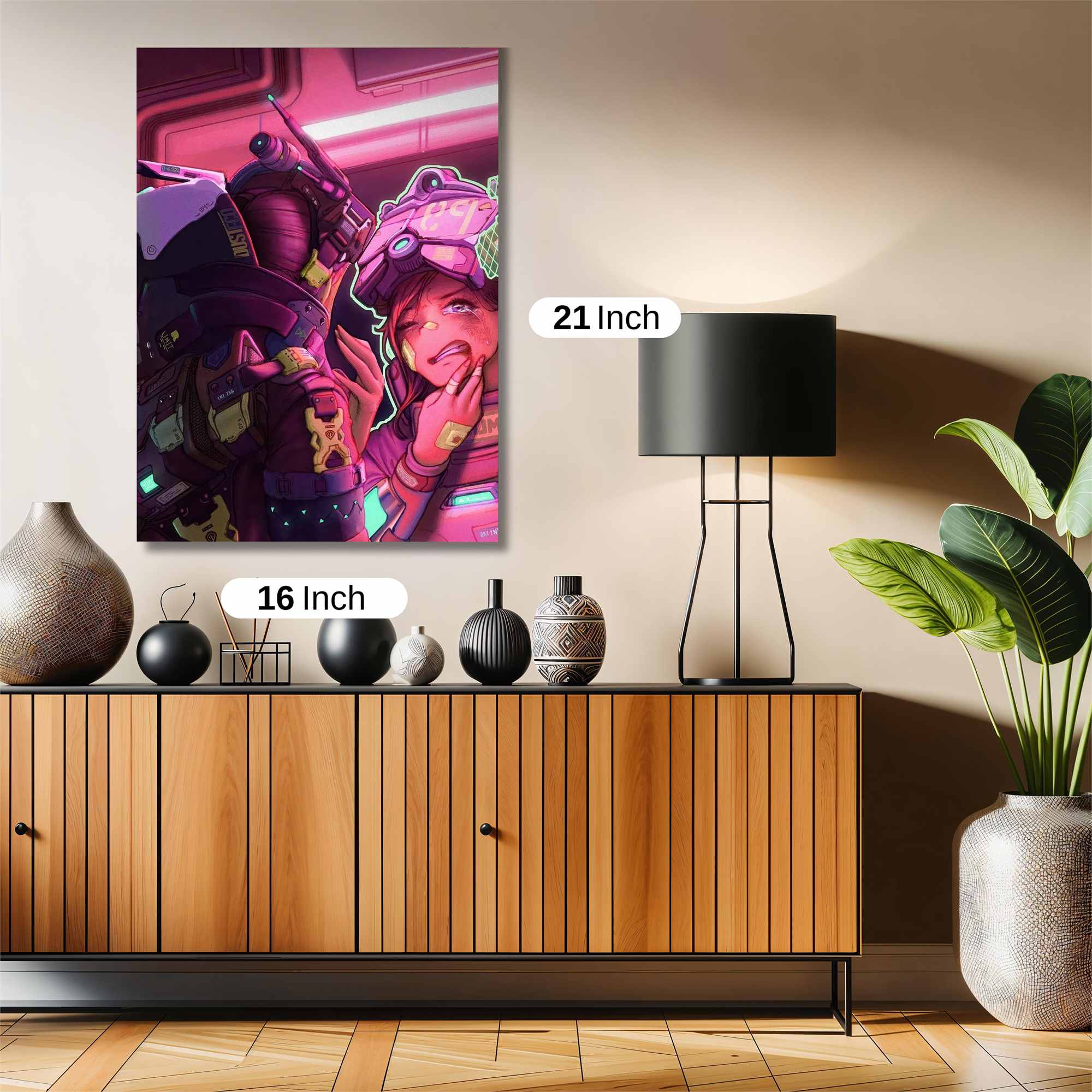 Neon Embrace Safe Wall Magnetic / M