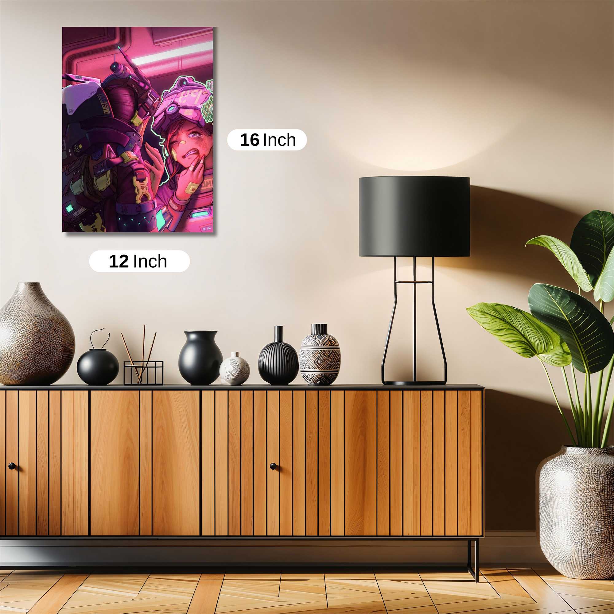 Neon Embrace Safe Wall Magnetic / M