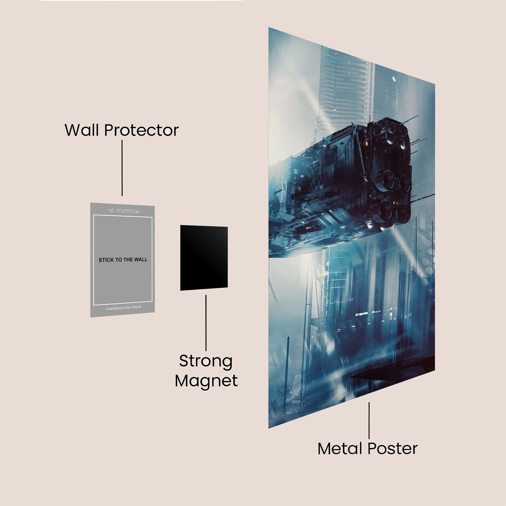 Blade Serenity Safe Wall Magnetic / M