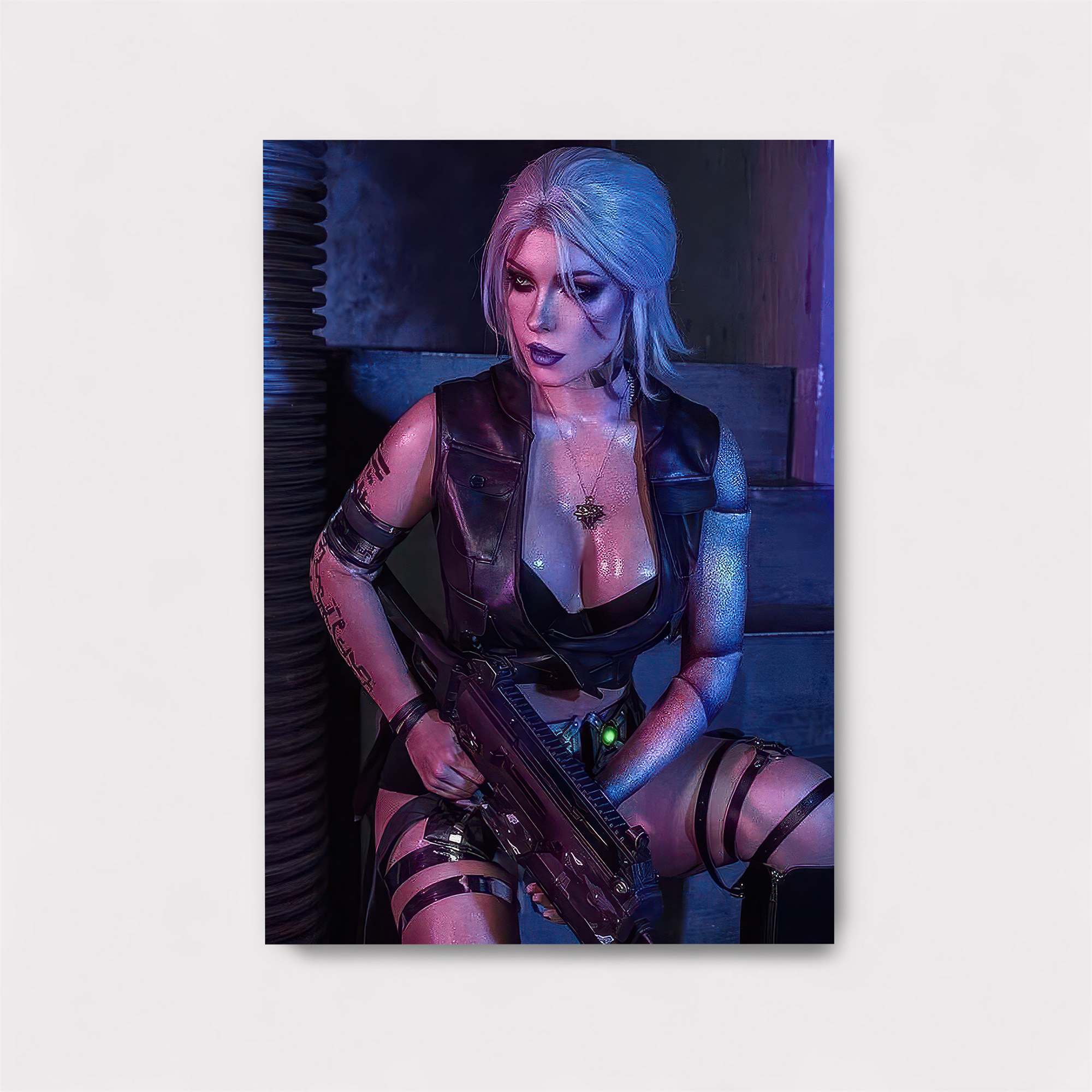 Cyberpunk Vixen Safe Wall Magnetic / M