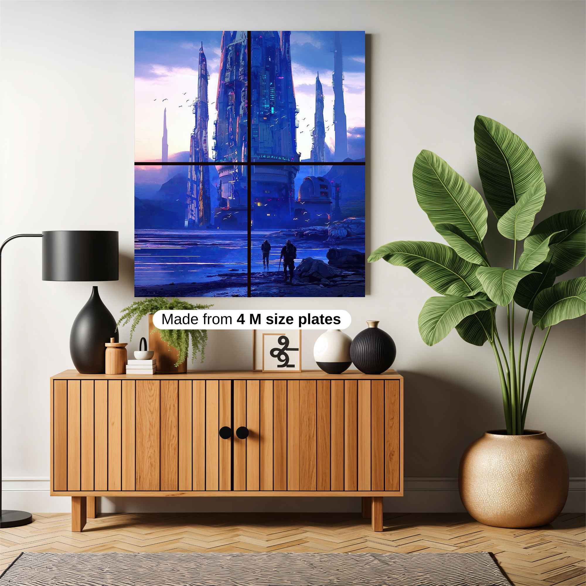 Neon Serenity Safe Wall Magnetic / M