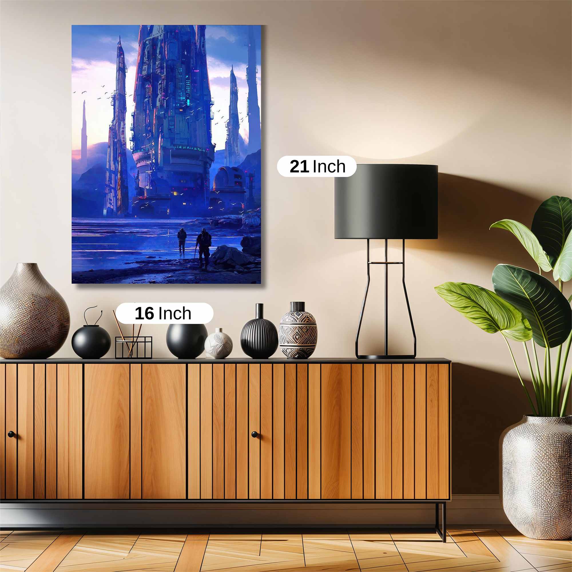 Neon Serenity Safe Wall Magnetic / M