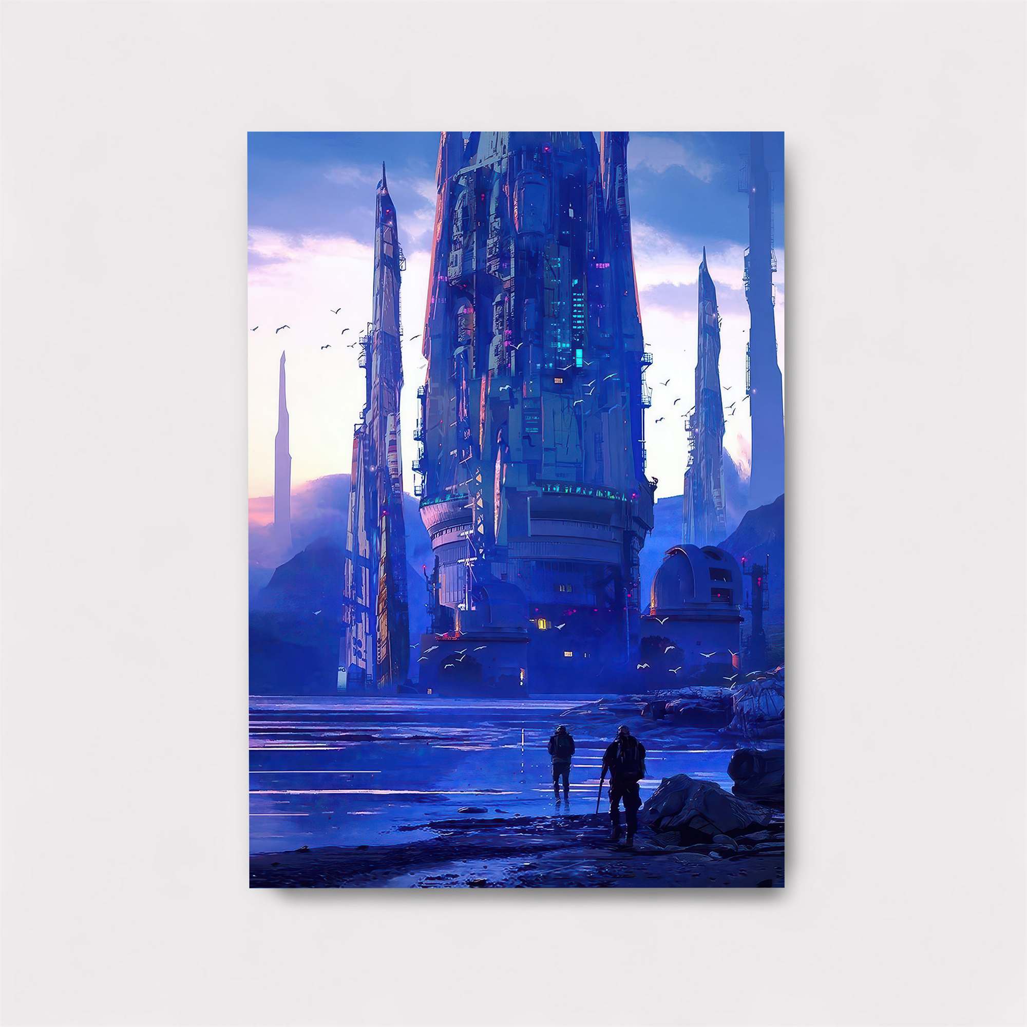 Neon Serenity Safe Wall Magnetic / M