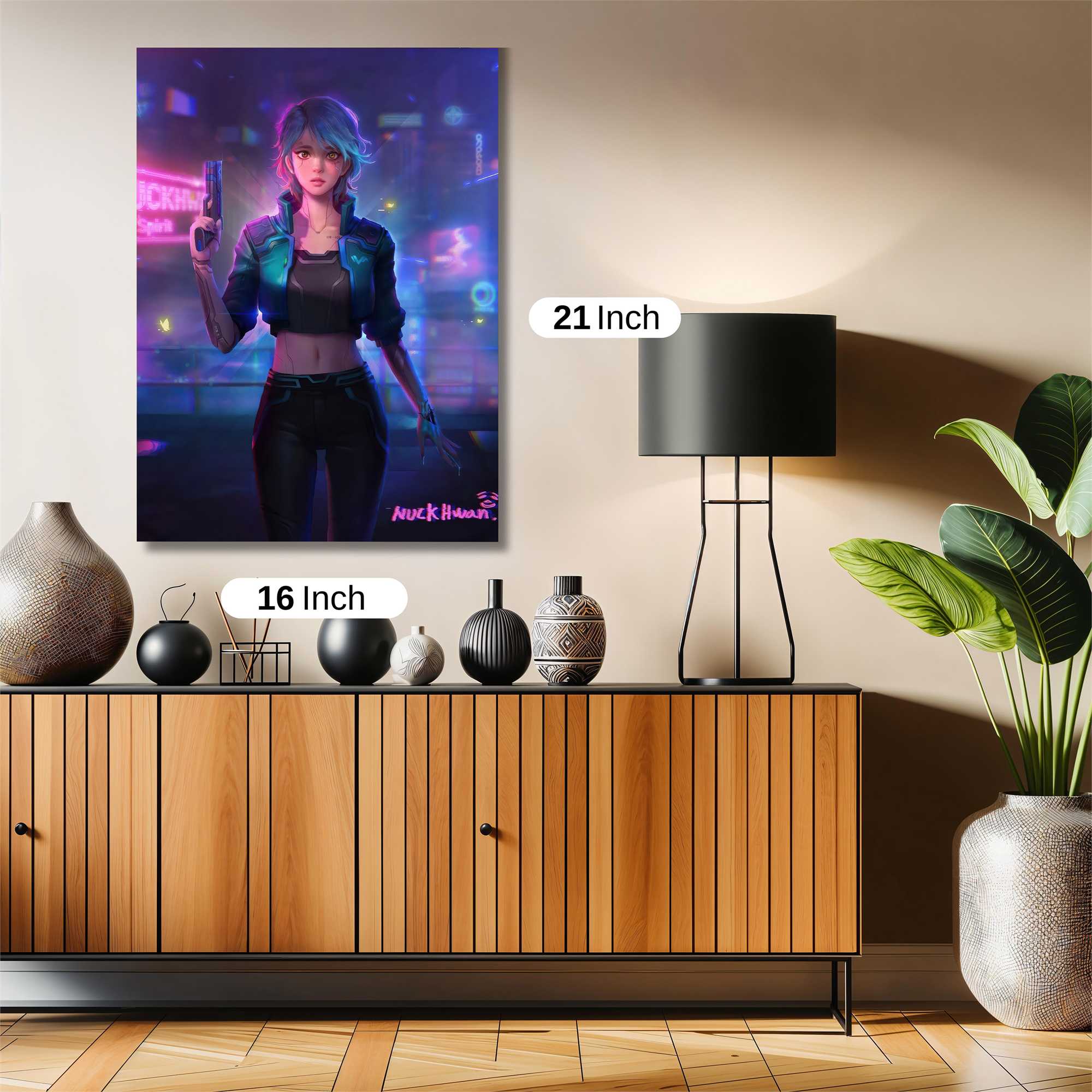 Cyber Rebel Safe Wall Magnetic / M