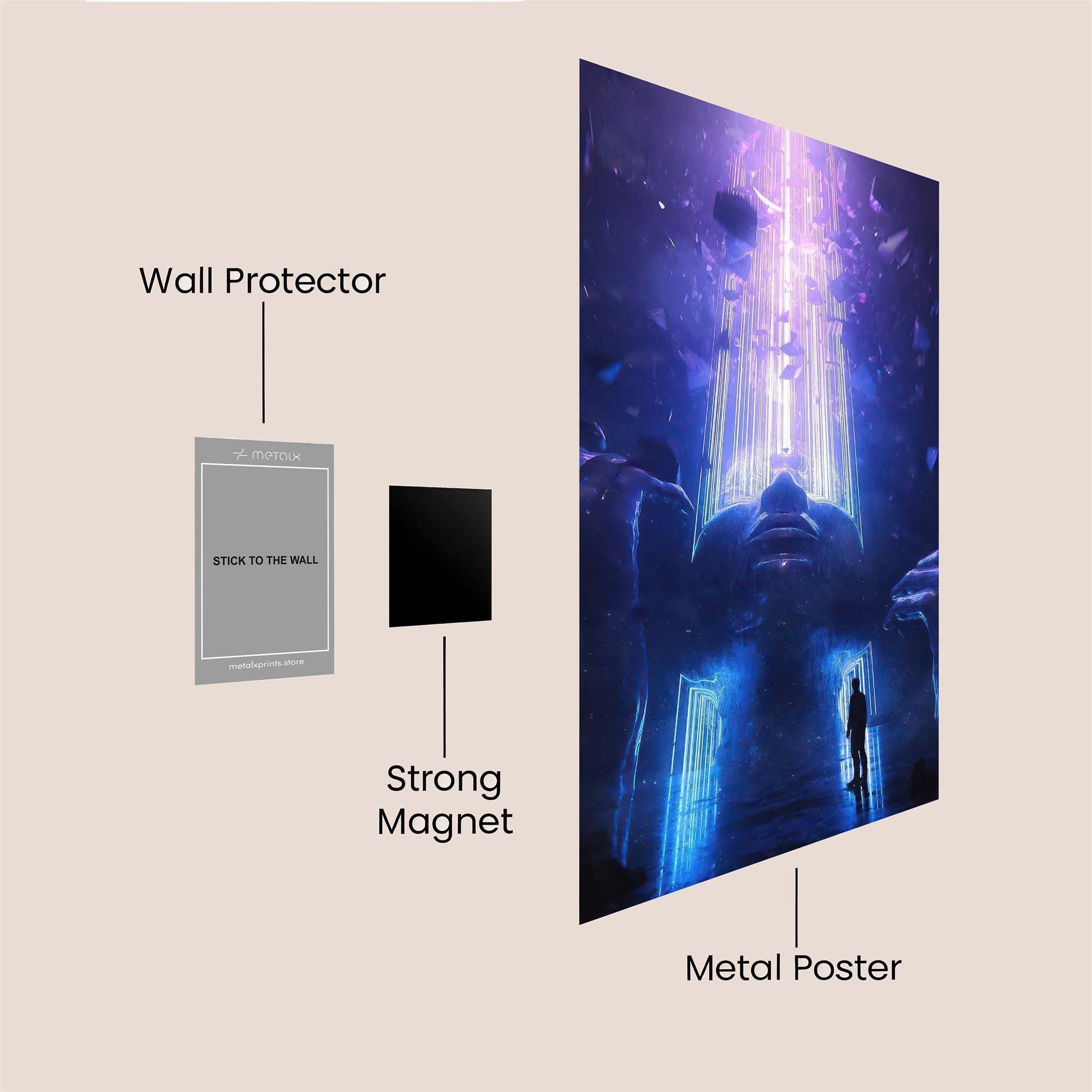Cosmic Awakening Safe Wall Magnetic / M