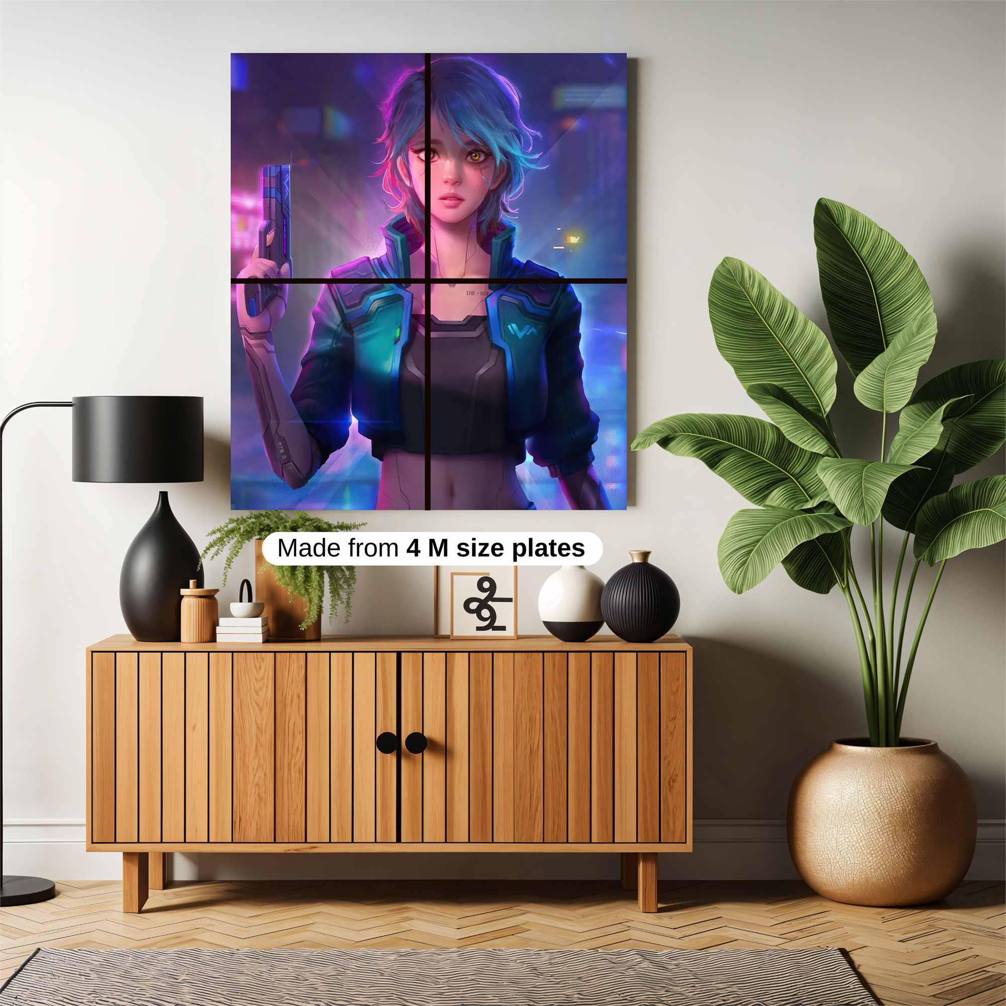 Neon Solitude Safe Wall Magnetic / M