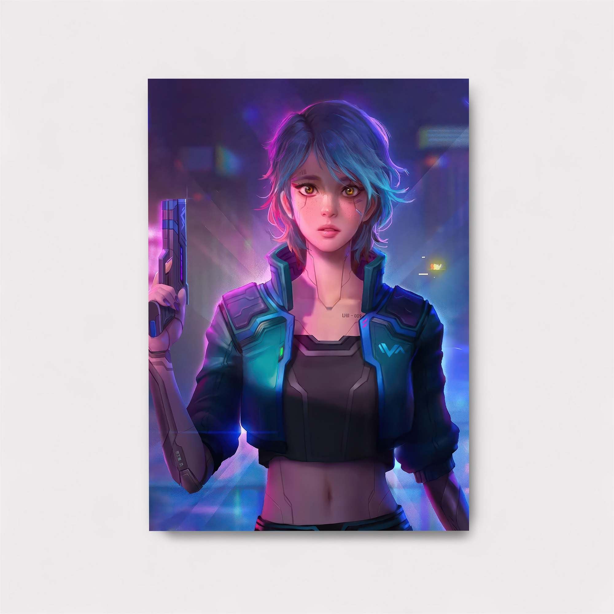 Neon Solitude Safe Wall Magnetic / M