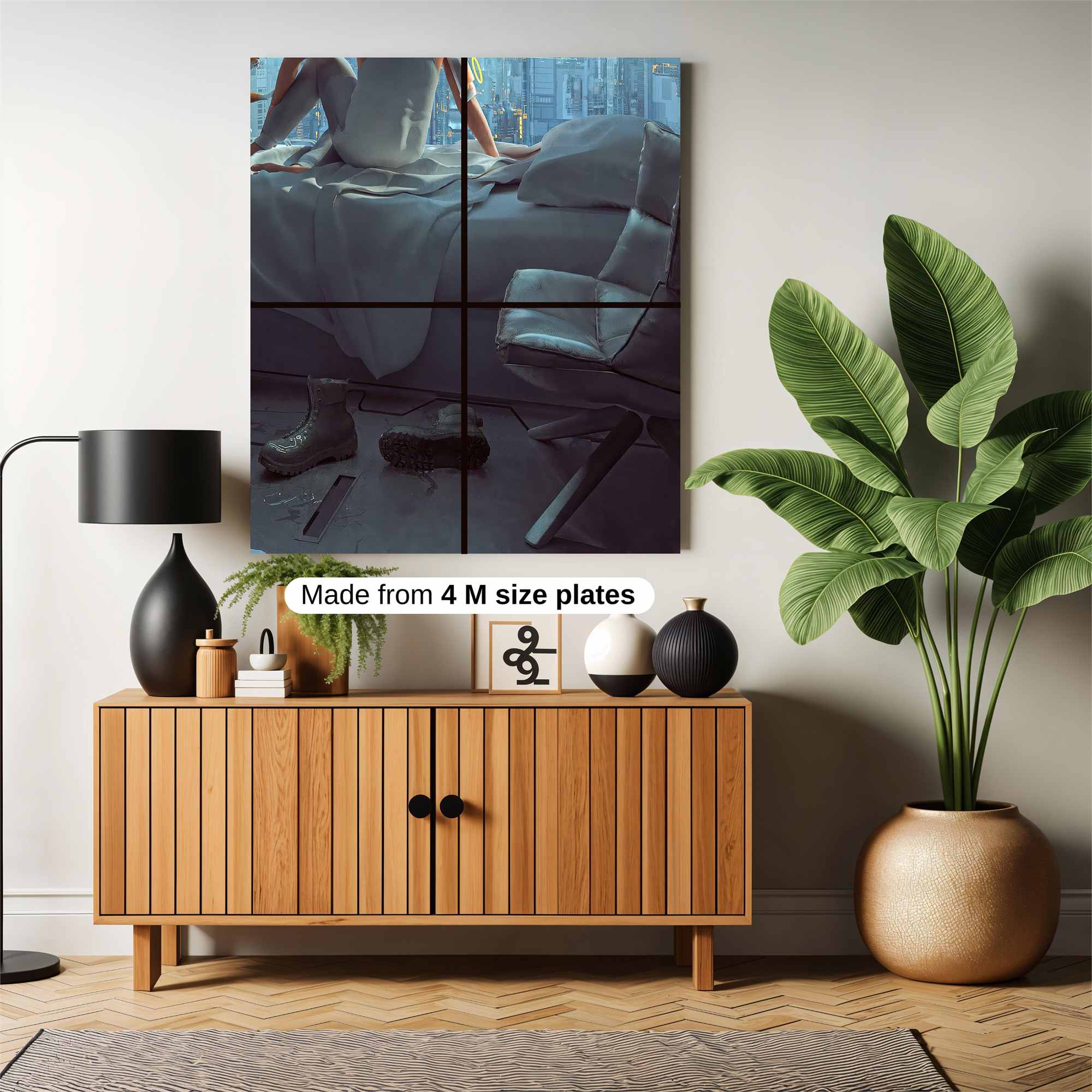 Cyber Serenity Safe Wall Magnetic / M