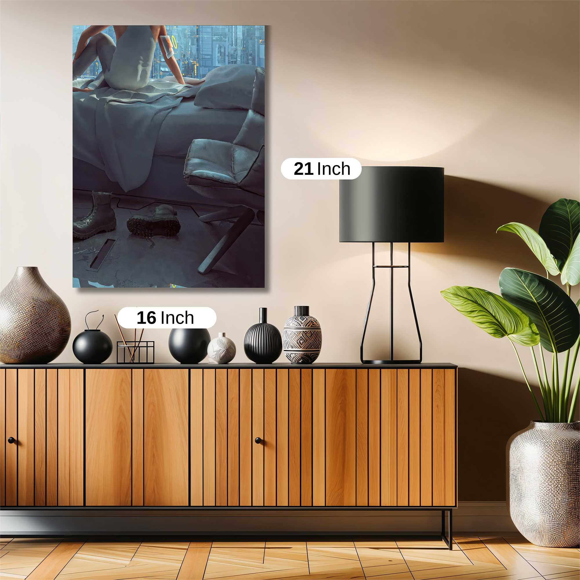 Cyber Serenity Safe Wall Magnetic / M