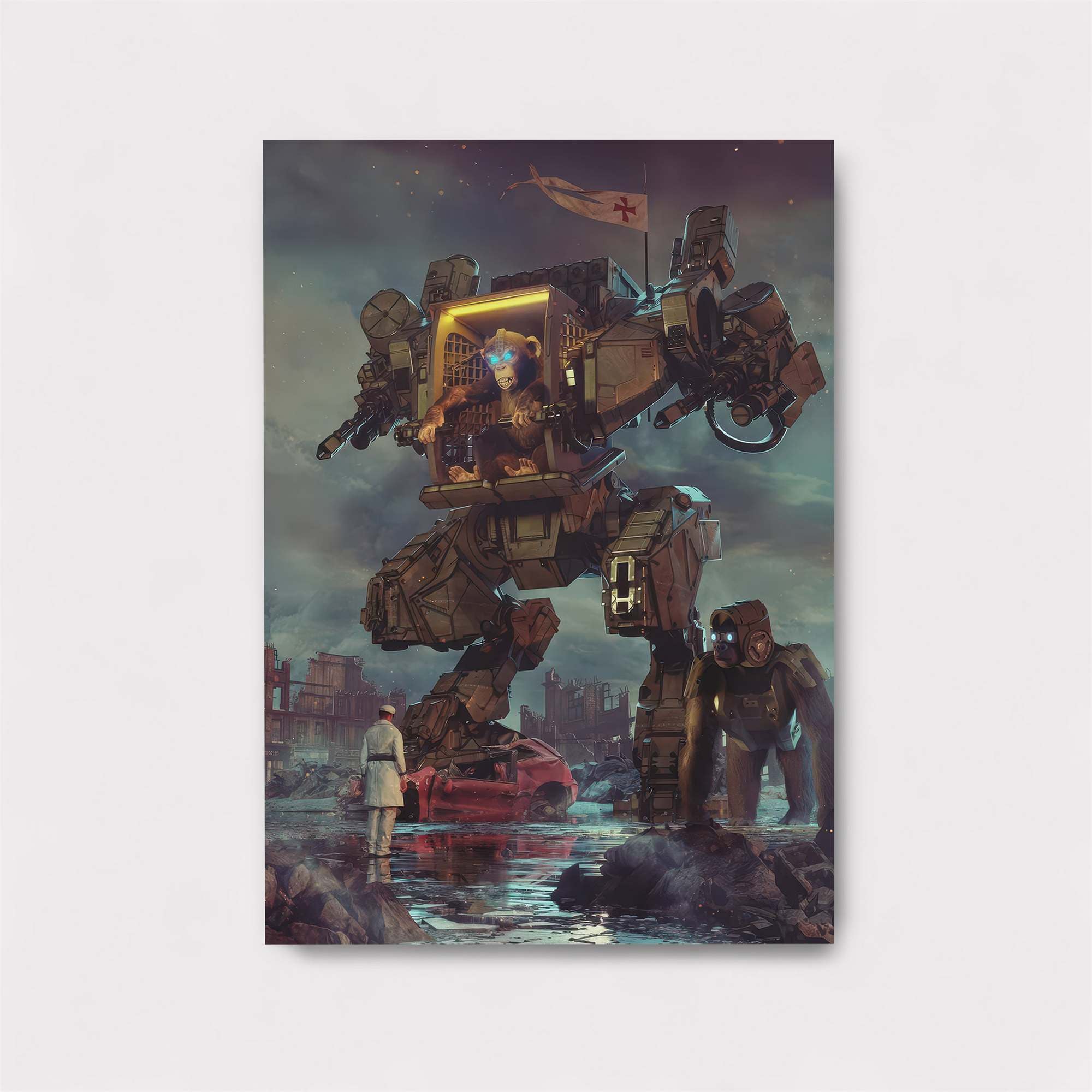 Mecha Apocalypse Safe Wall Magnetic / M