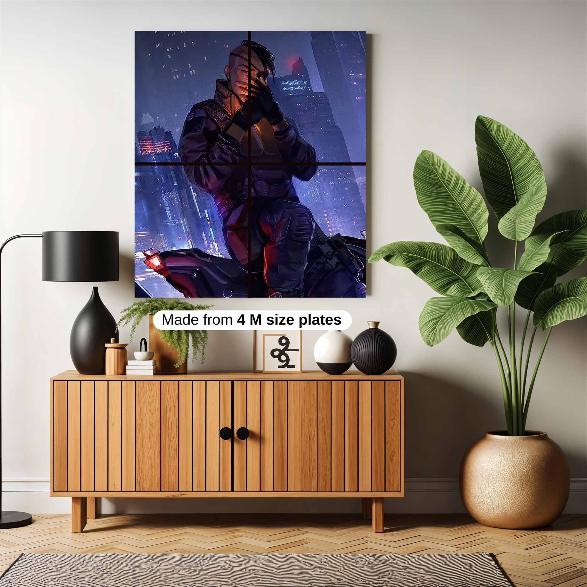 Cyberpunk Solitude Safe Wall Magnetic / M