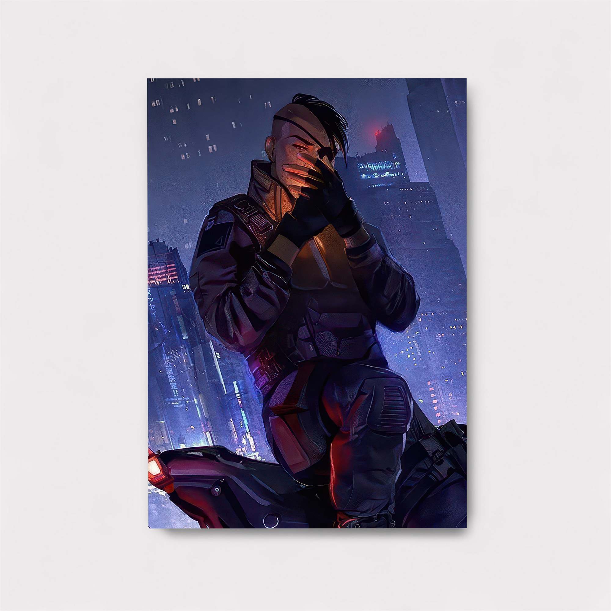 Cyberpunk Solitude Safe Wall Magnetic / M