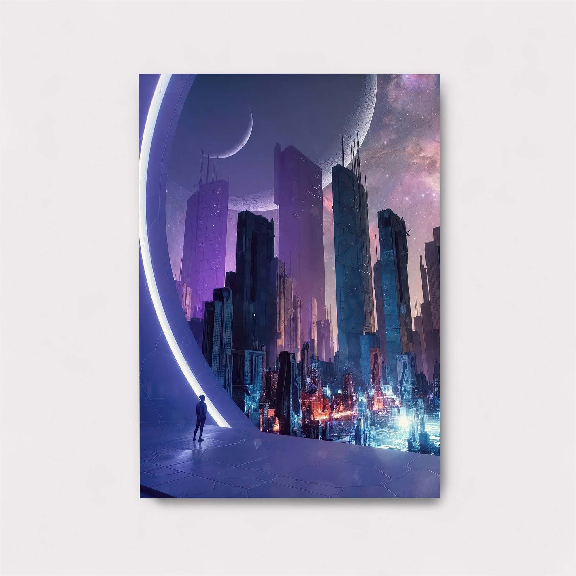 Futuristic Serenity Safe Wall Magnetic / M