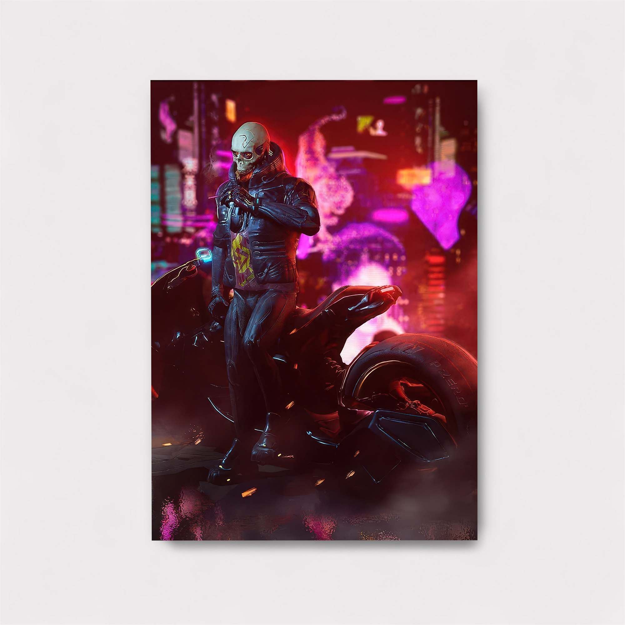 Skull Rebellious Safe Wall Magnetic / M