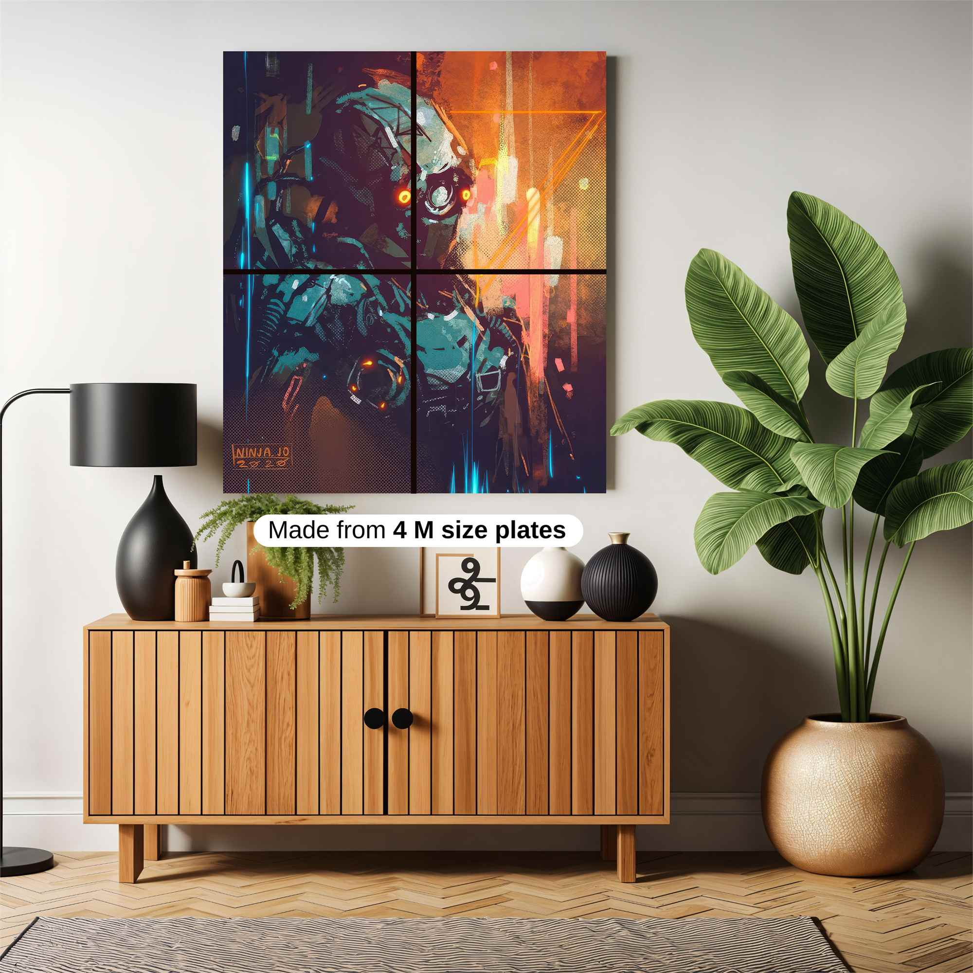 Robot Enigma Safe Wall Magnetic / M