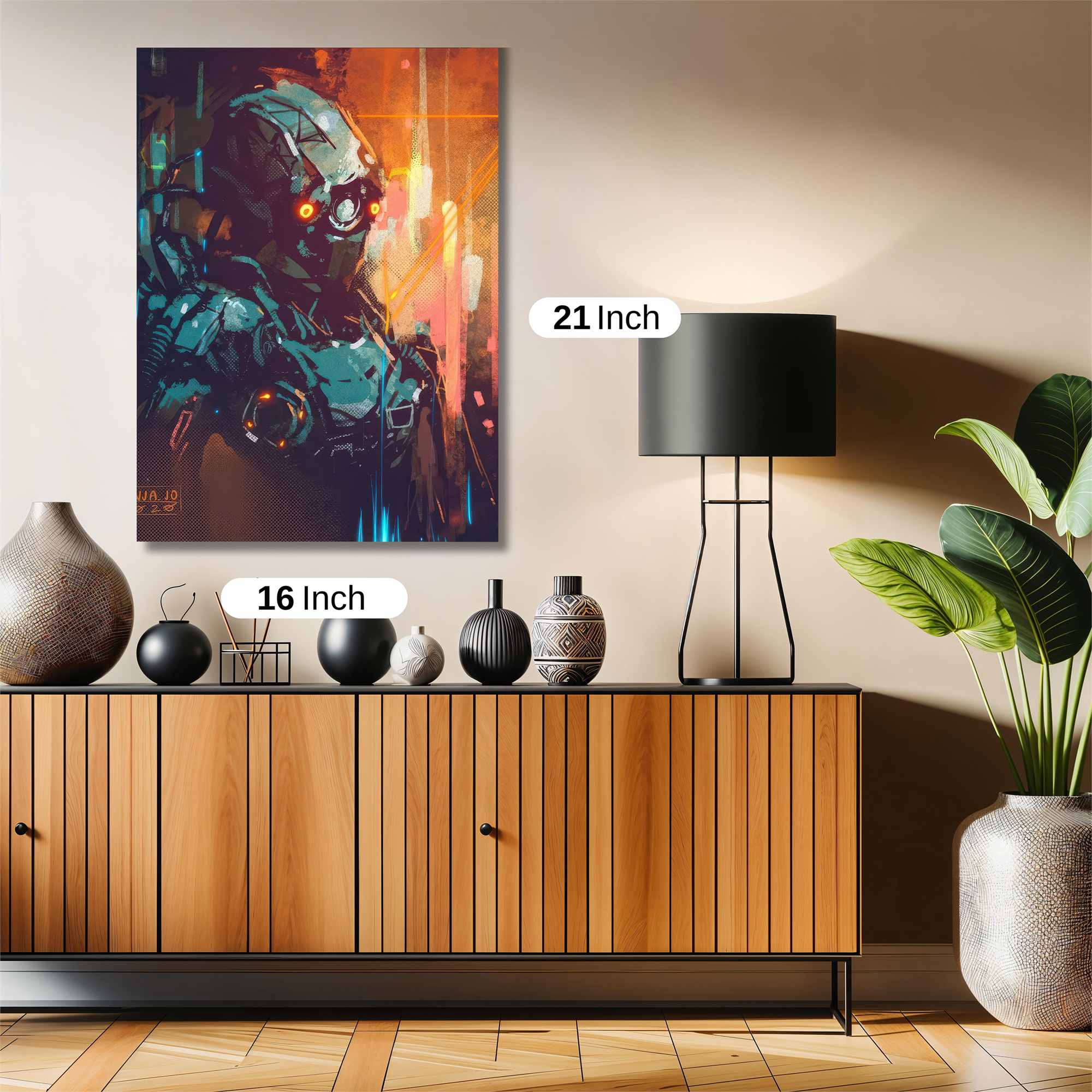 Robot Enigma Safe Wall Magnetic / M