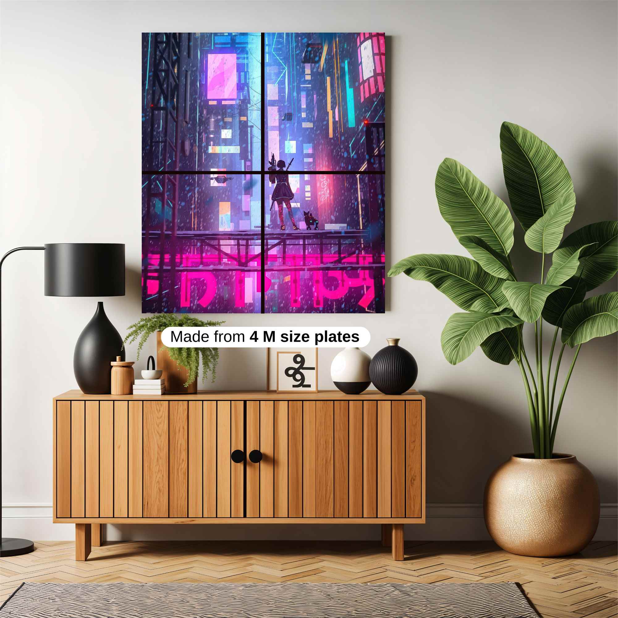 Neon Vigilante Safe Wall Magnetic / M