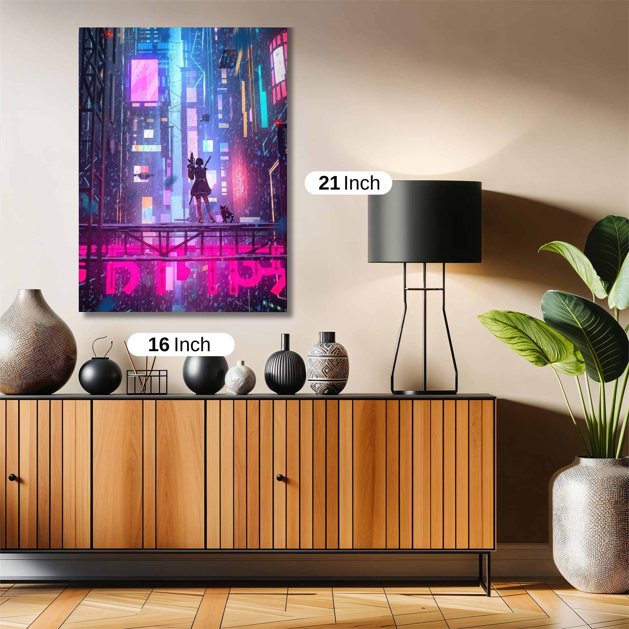 Neon Vigilante Safe Wall Magnetic / M