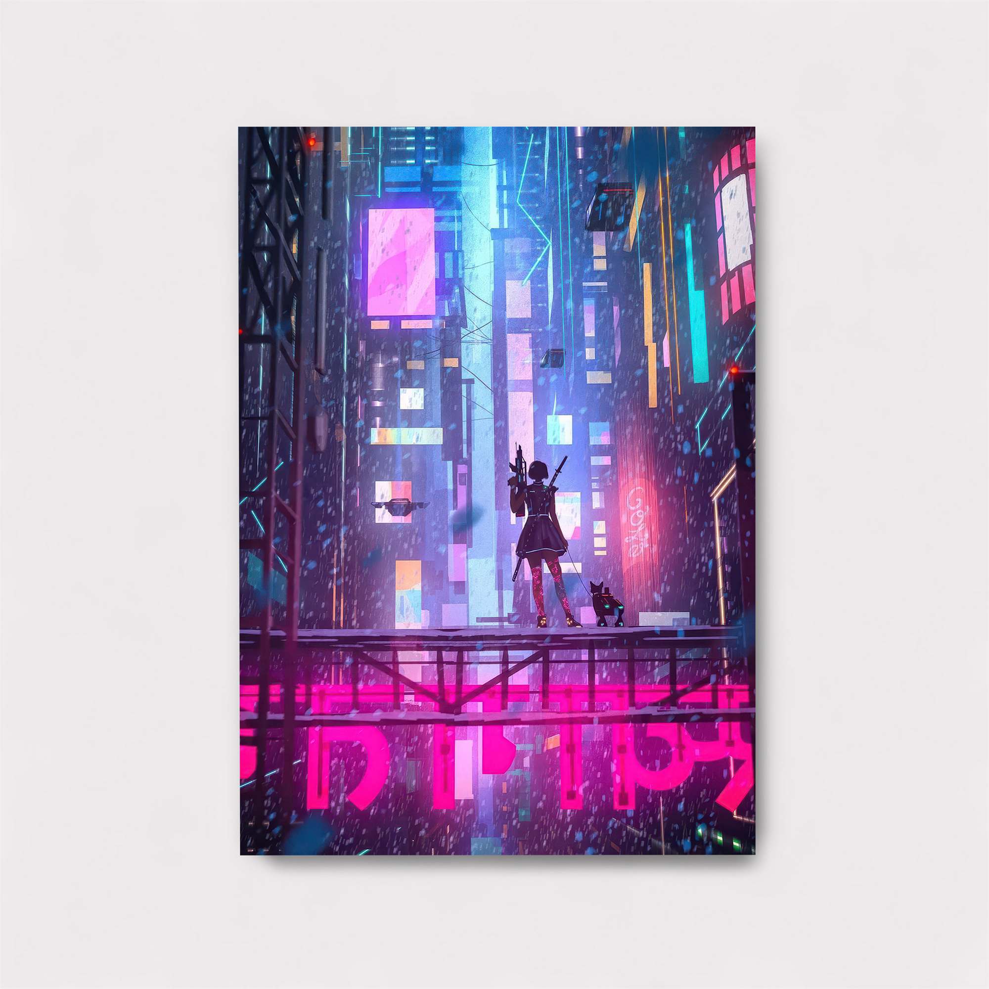 Neon Vigilante Safe Wall Magnetic / M