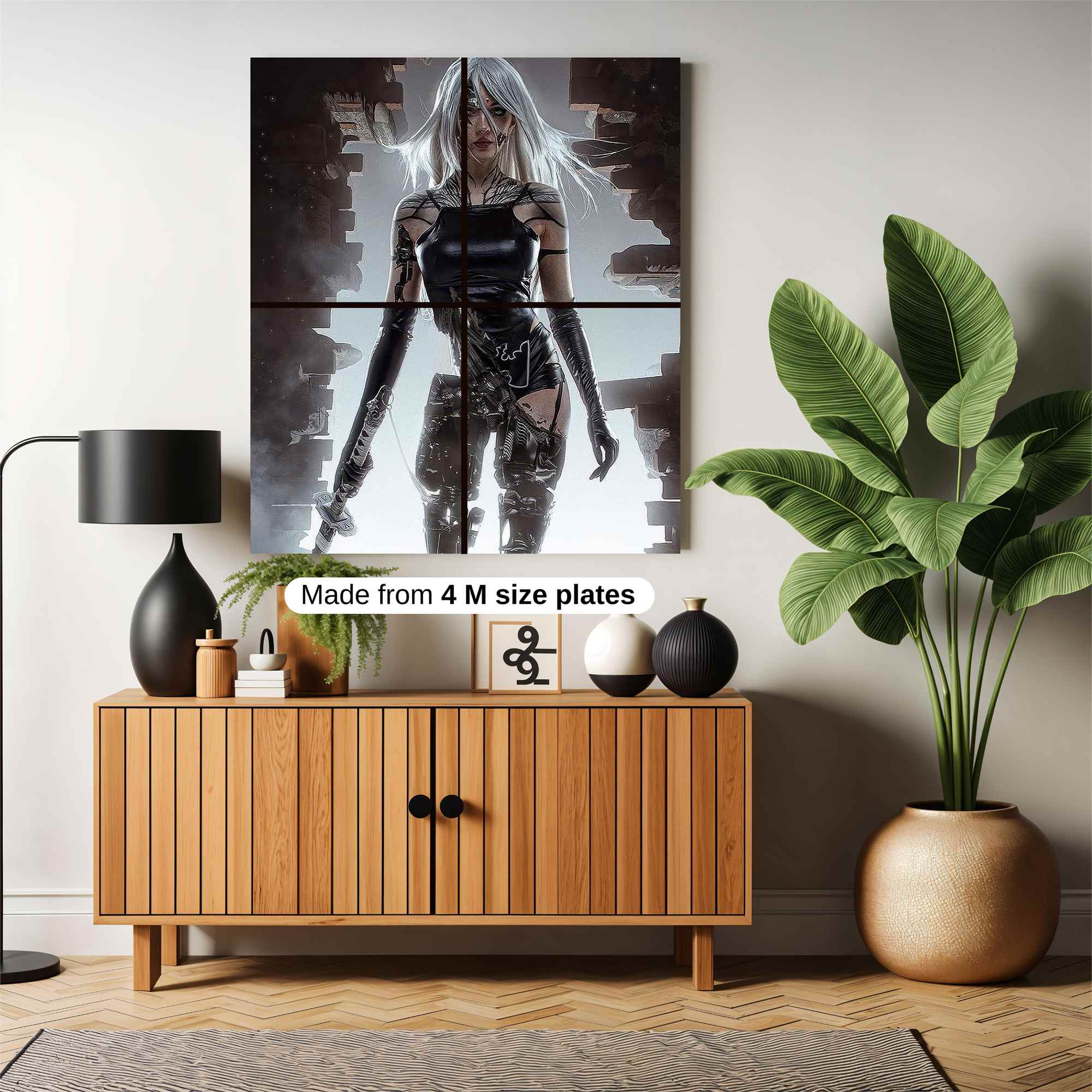 Cyborg Elegance Safe Wall Magnetic / M