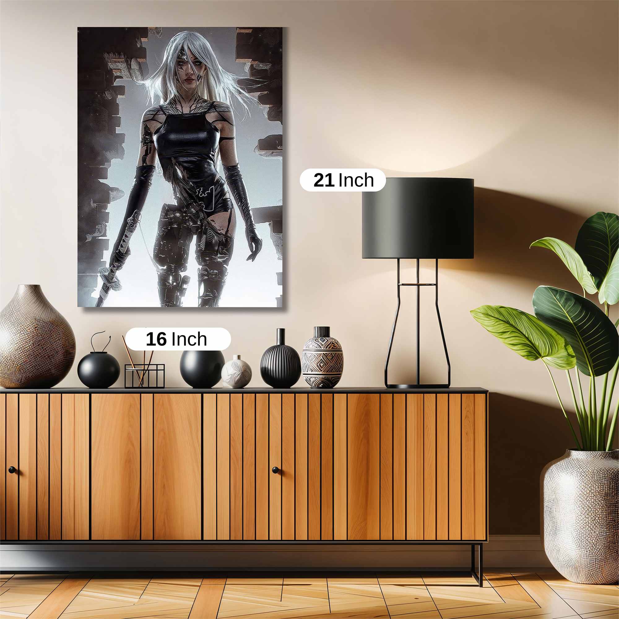 Cyborg Elegance Safe Wall Magnetic / M