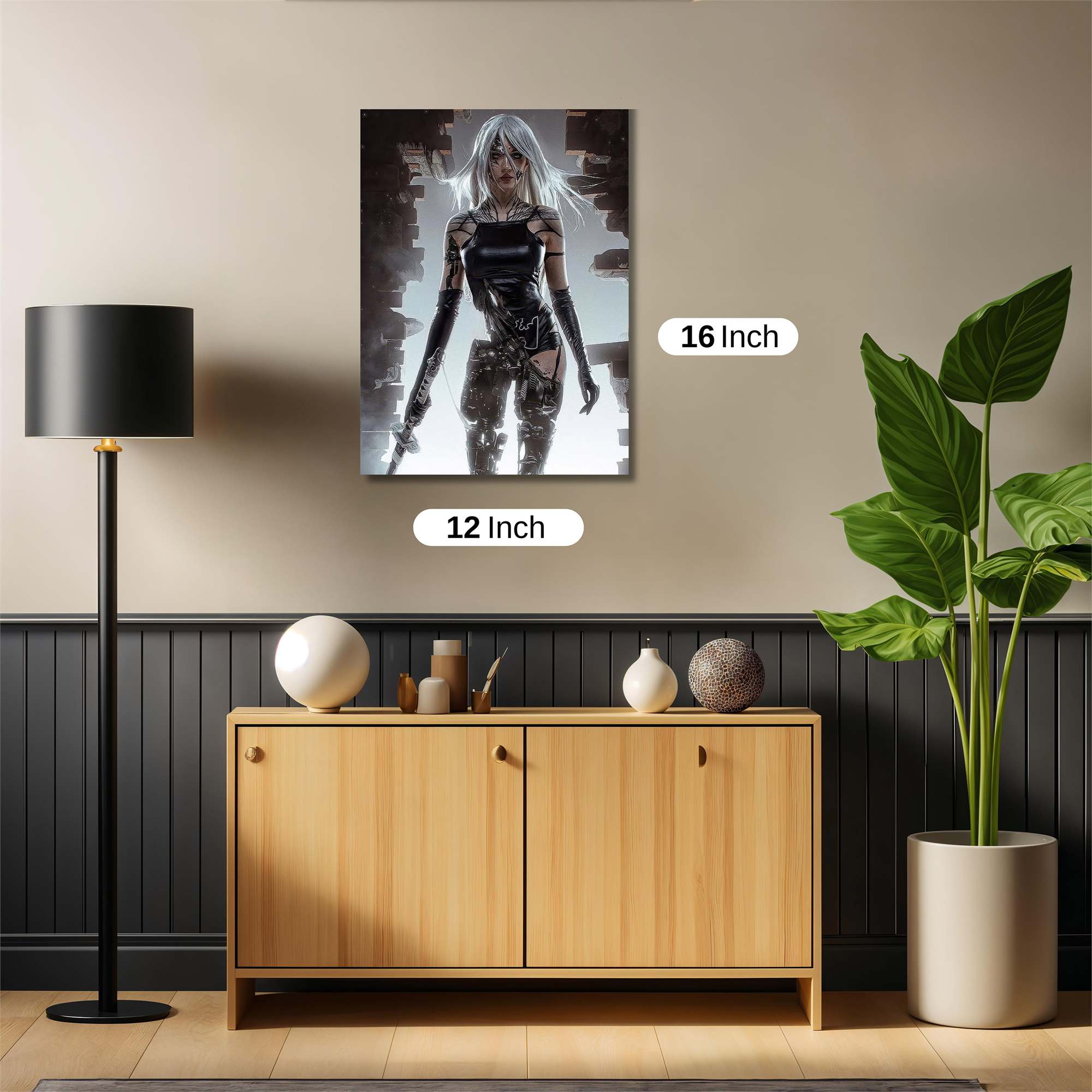 Cyborg Elegance Safe Wall Magnetic / M