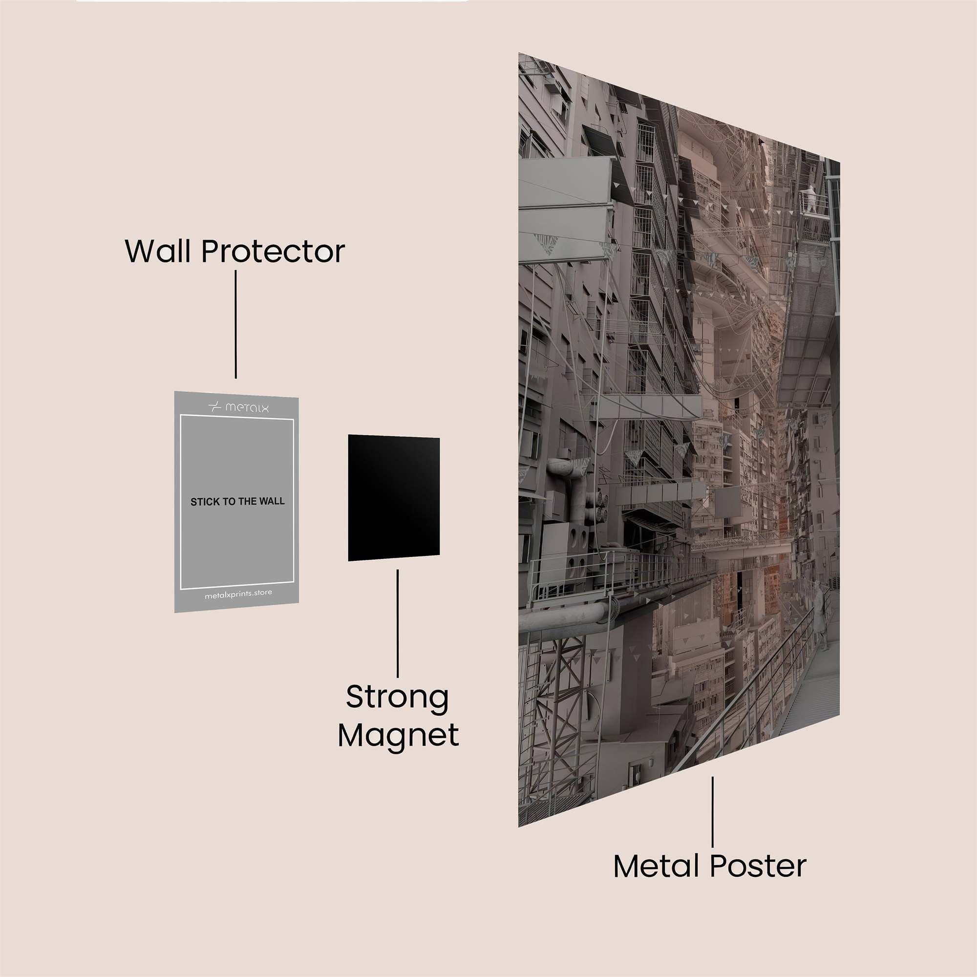 Alleyway Enigma Safe Wall Magnetic / M
