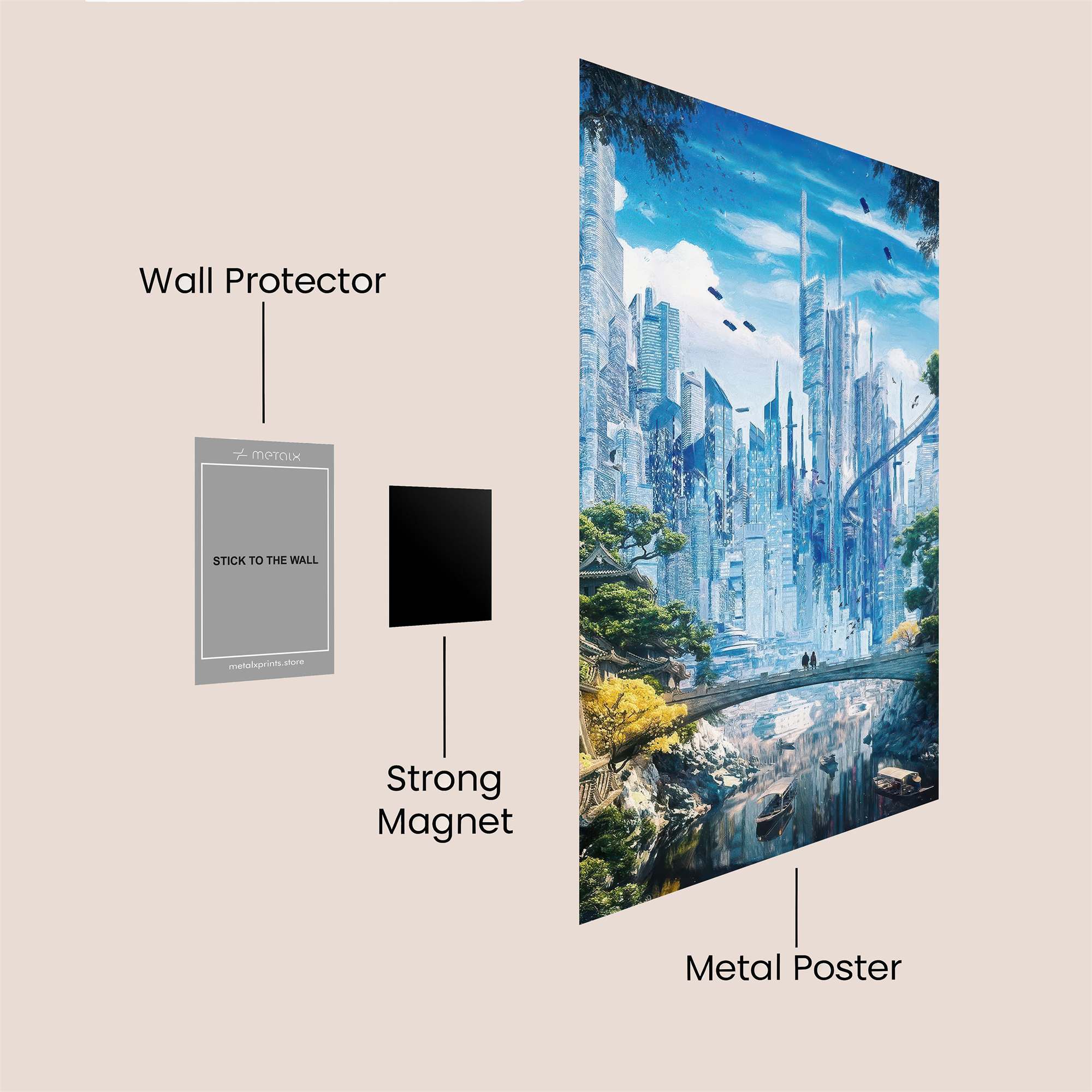 Neon Reverie Safe Wall Magnetic / M