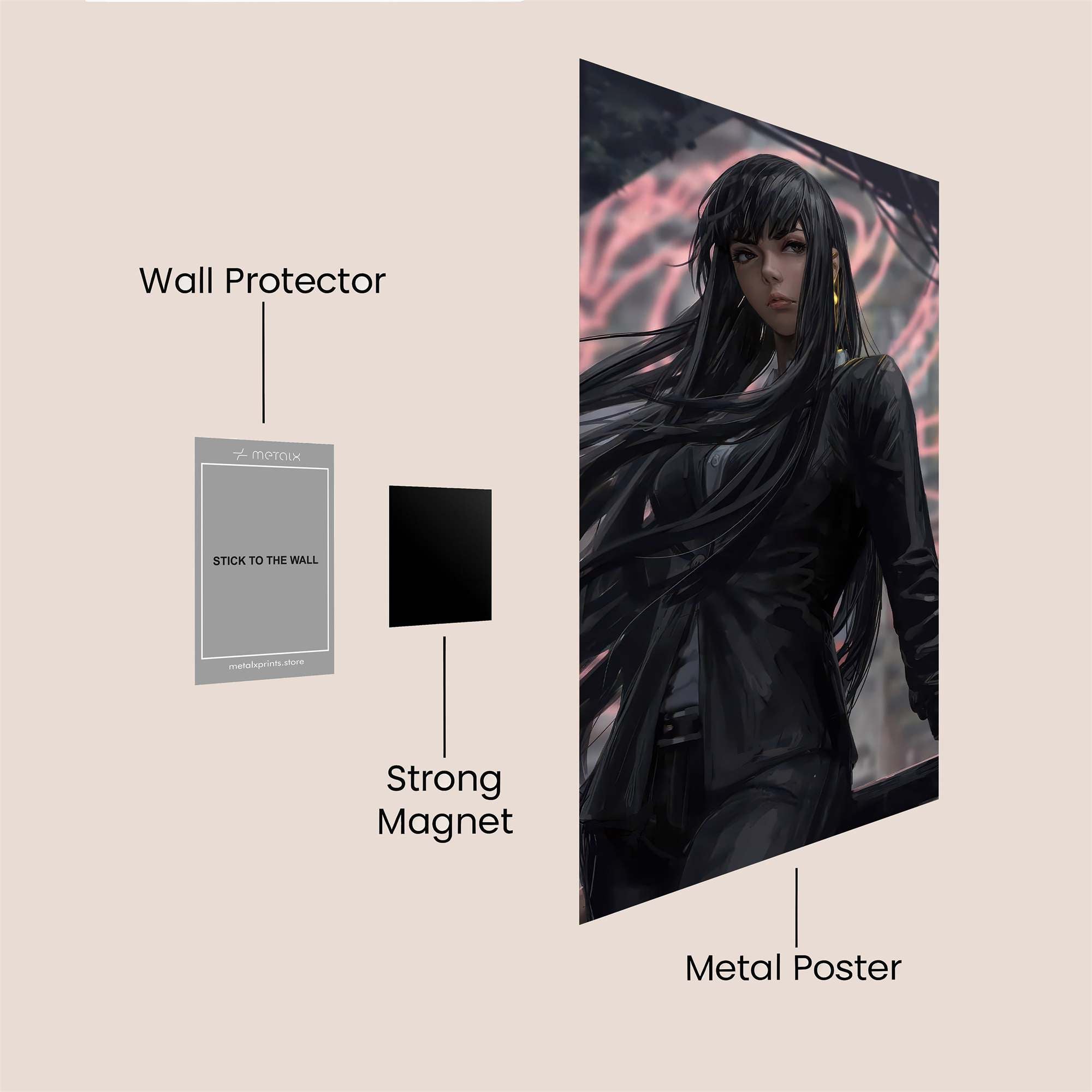 Raven Enigma Safe Wall Magnetic / M