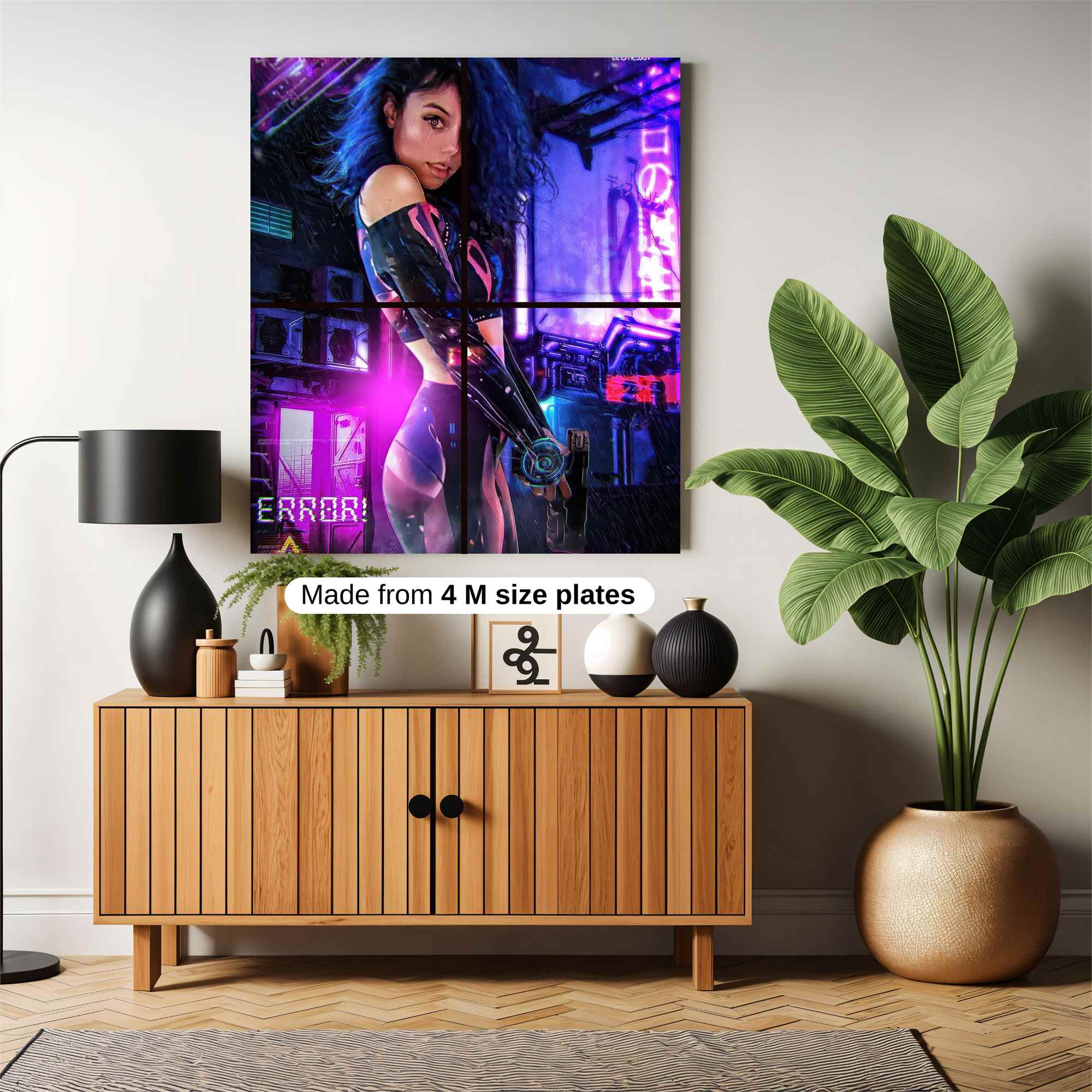 Cyberpunk Enigma Safe Wall Magnetic / M