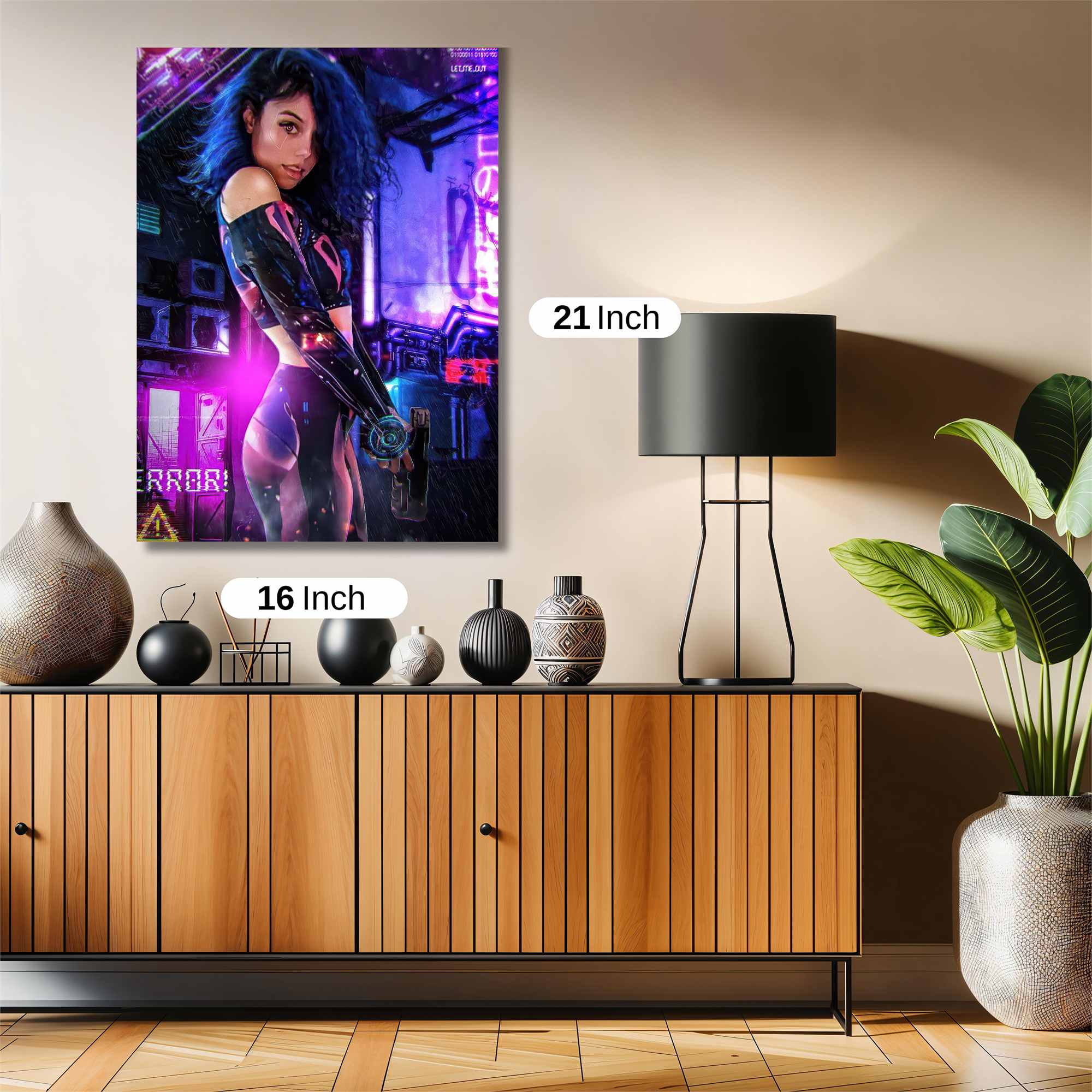 Cyberpunk Enigma Safe Wall Magnetic / M