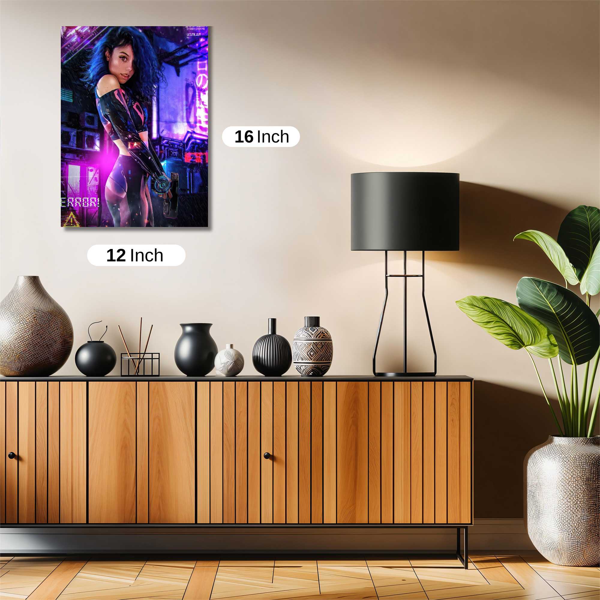 Cyberpunk Enigma Safe Wall Magnetic / M